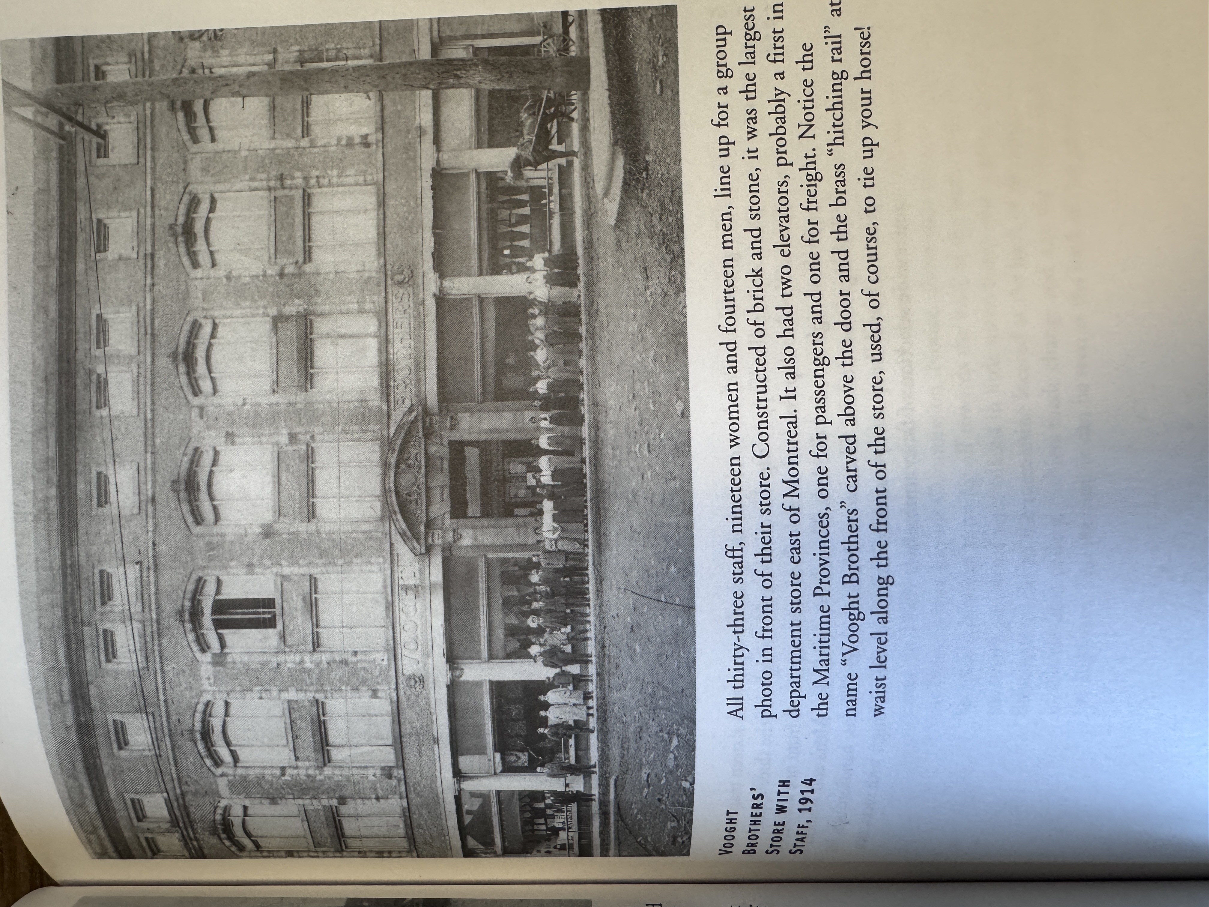 The Vooght brothers, British immigrants, opened Cape Breton's biggest commercial building here.  It had elevators, we read.

Rannie Gilles,