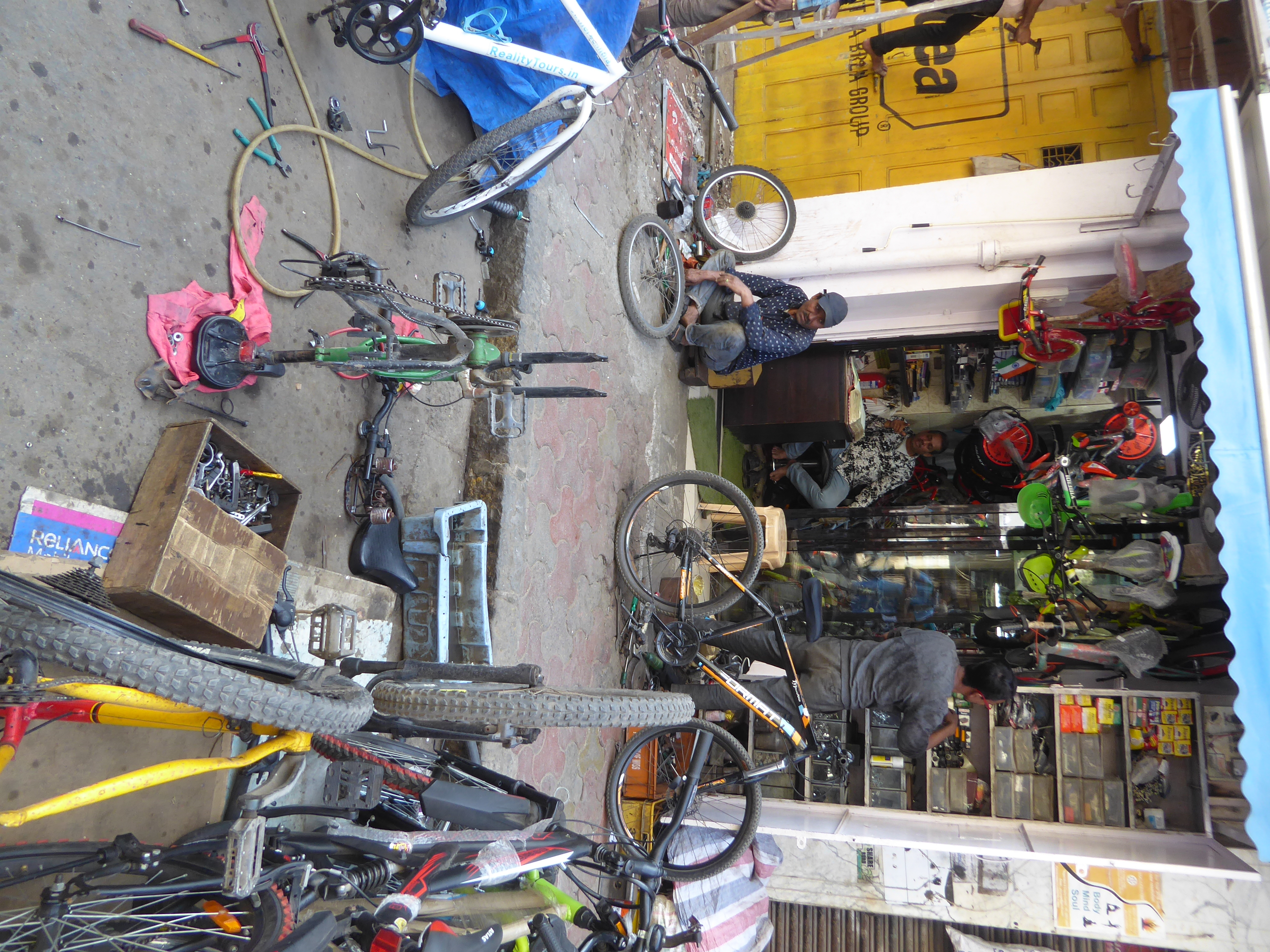 How about doing it on a bicycle? You only live once, right? The bike's in good shape.