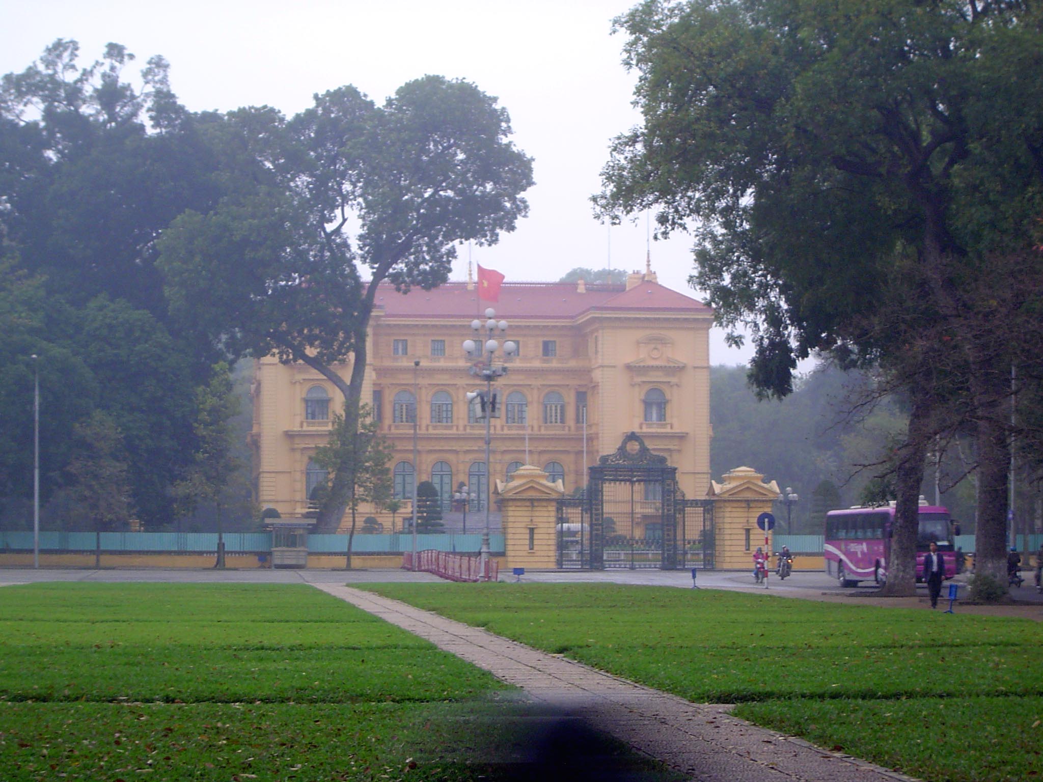 Another bit of classicism: the palace of the governor of French Indochina, now Vietnam's Presidential Palace. This was another product from