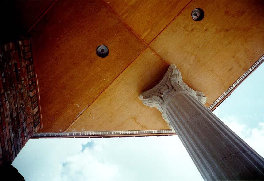 The column was structurally superfluous but symbolically weighty.