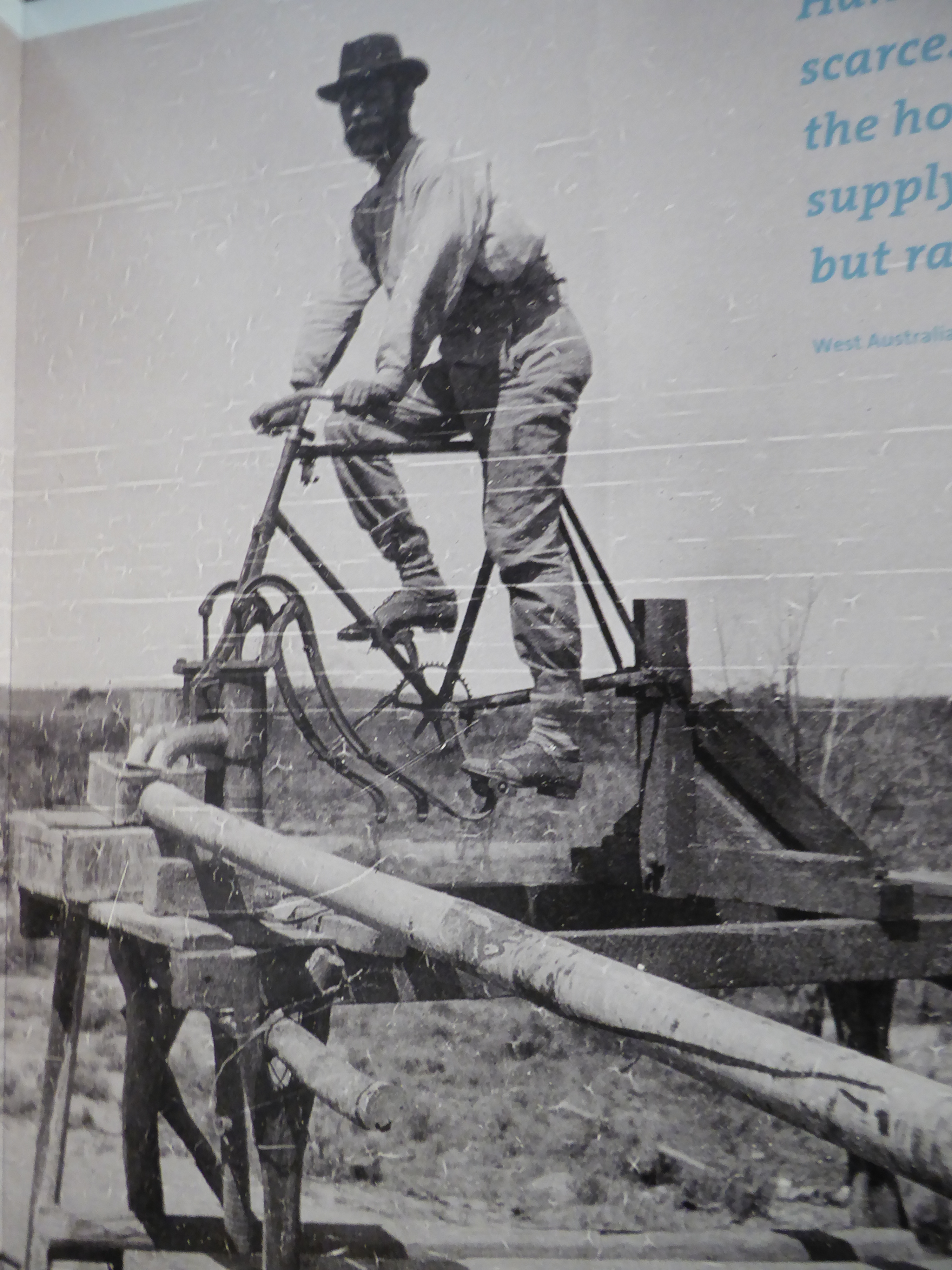 Another problem was water. With ten inches of precipitation annually, the pioneers had to get clever.