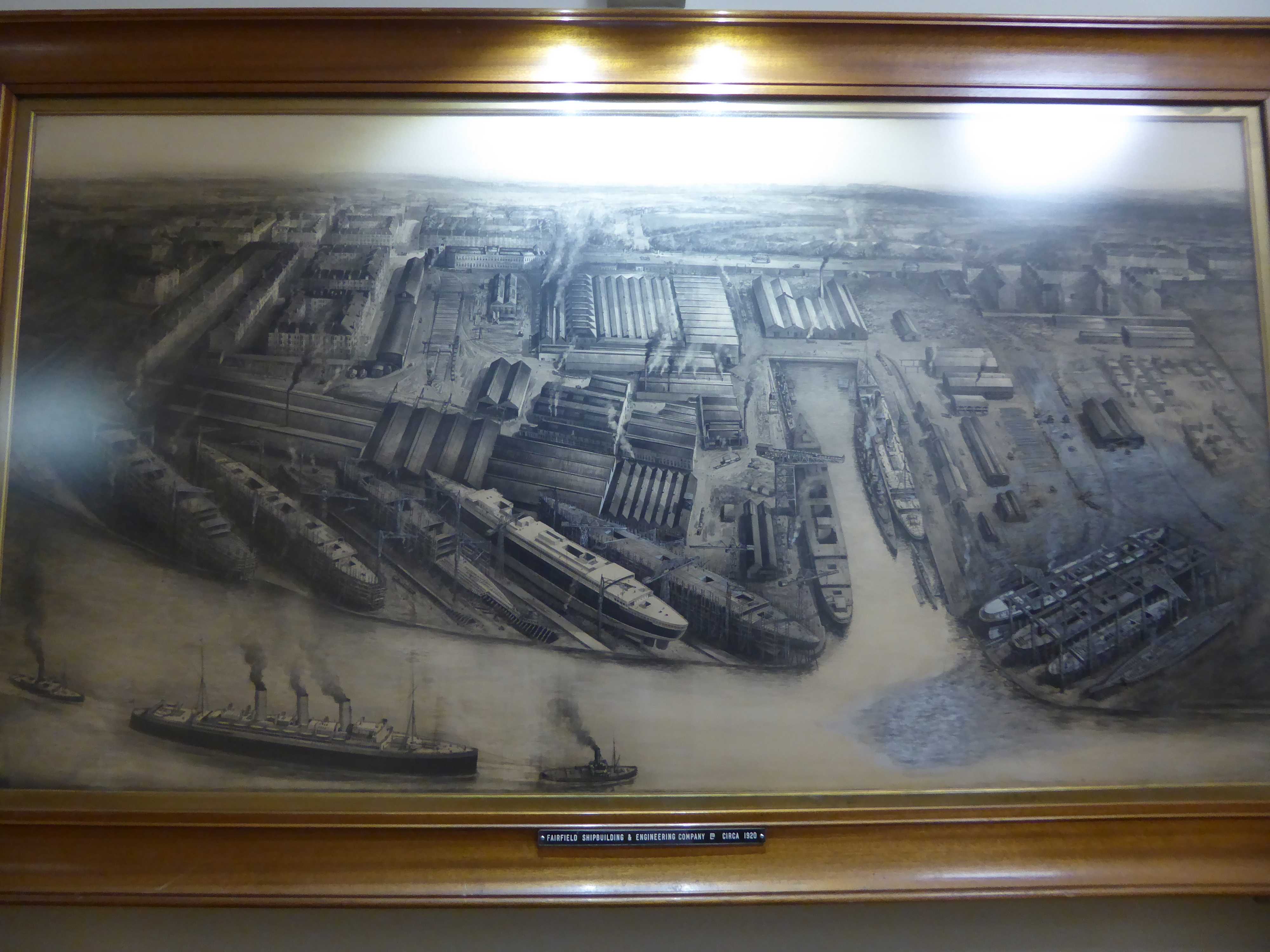 A museum at the Fairfield Govan Heritage Centre across the river has another.
