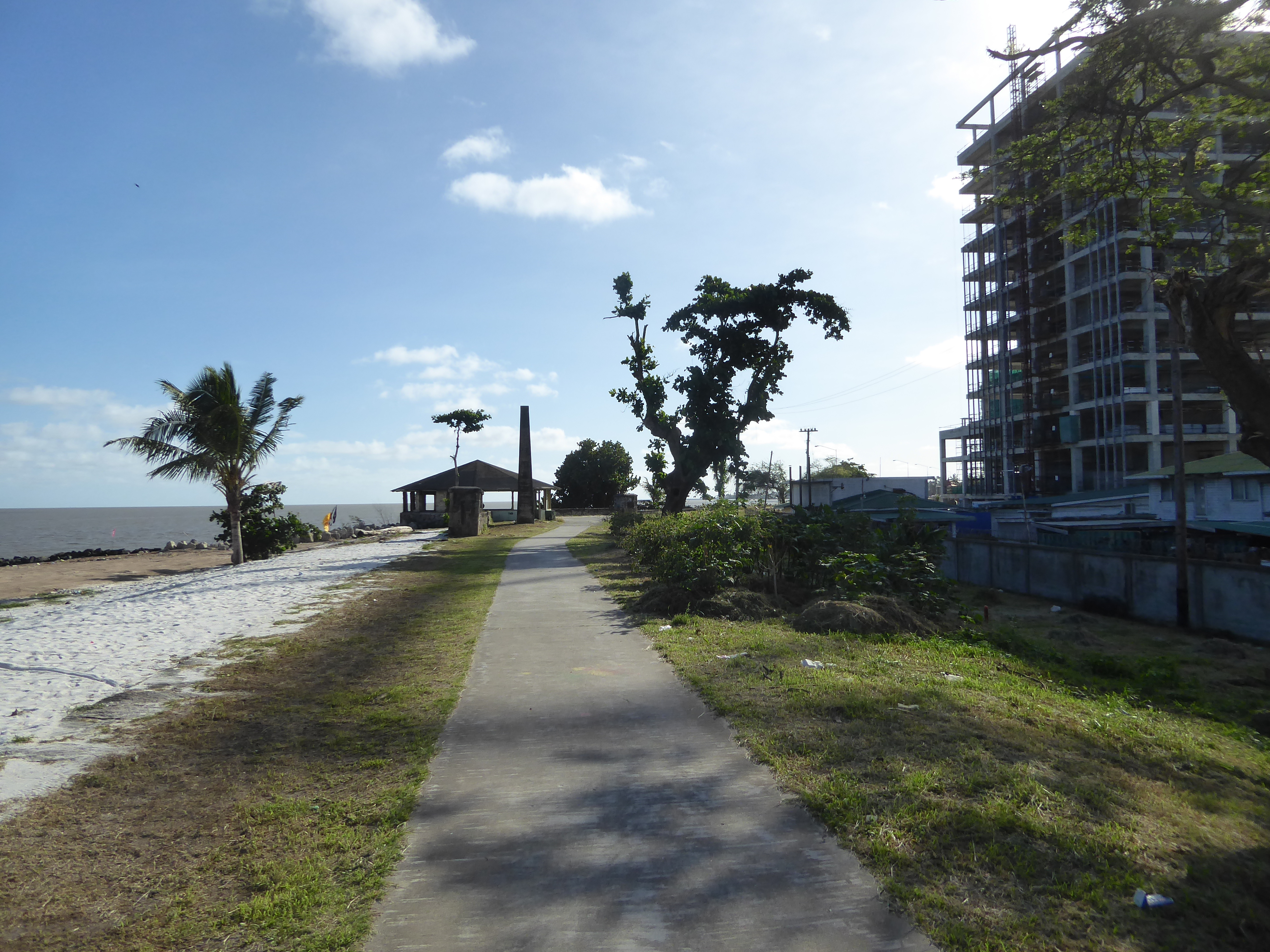 With the oil boom, the owners of the Pegasus are building this adjoining office and apartment building.