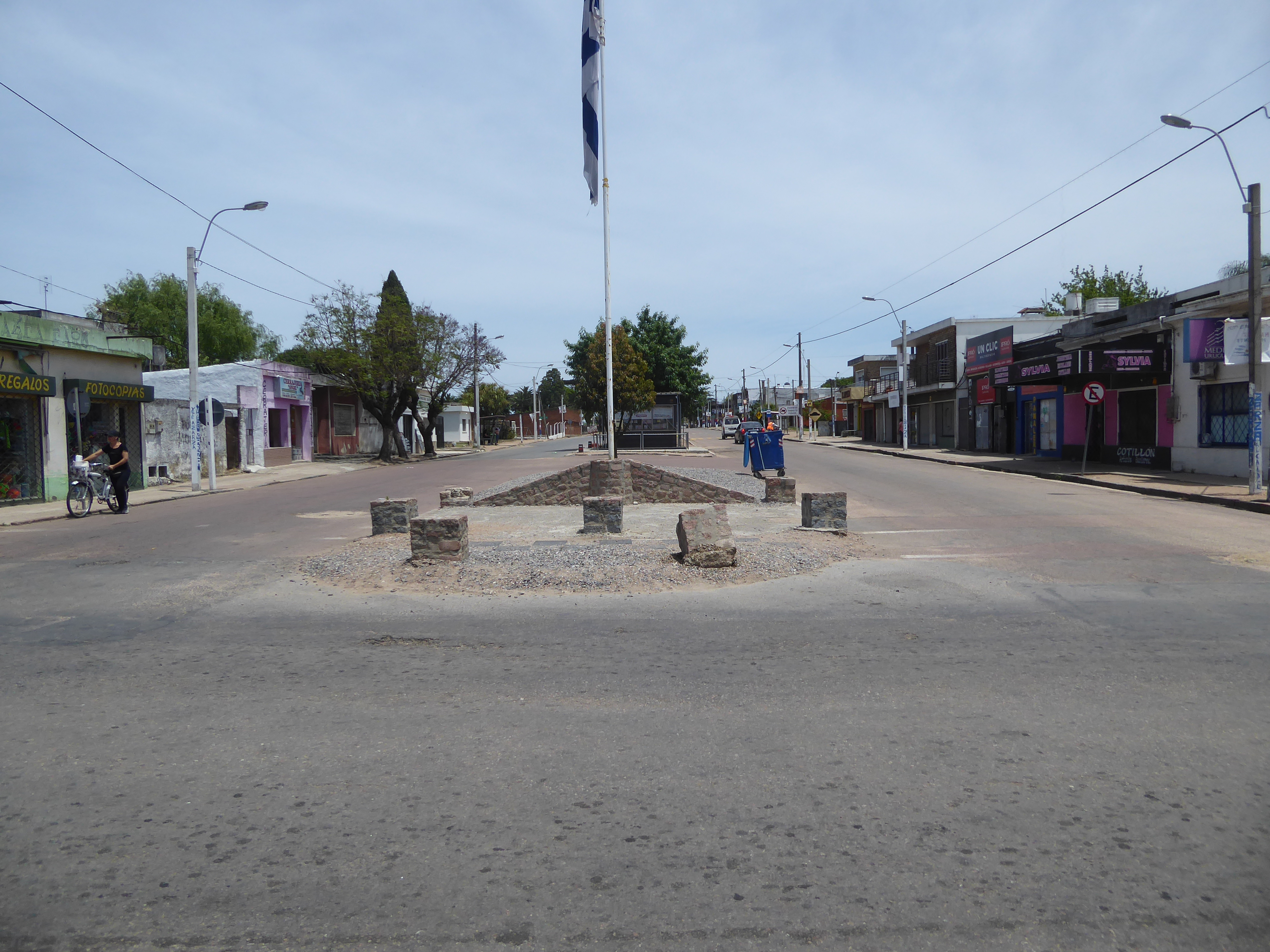 140 years on, the town's ambitions are suggested by its boulevard, but its reality is revealed by the bordering shops.