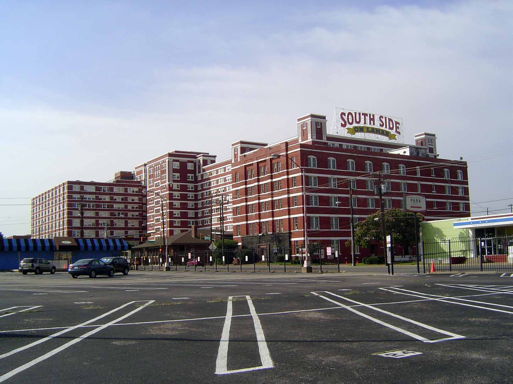Even closer to the DART station is this huge old Sears catalog warehouse, now a combination of apartments upstairs and offices and studios d