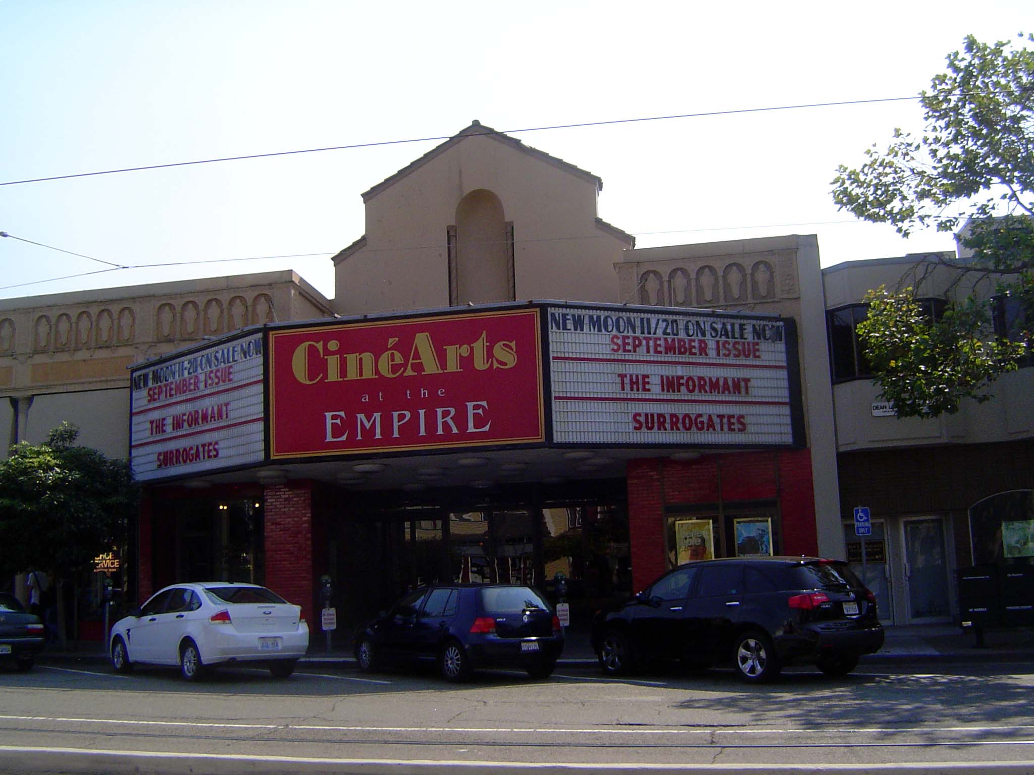 This theater was down the street a few doors. French be damned, it was the Empire Theater, period. Saturday matinee ran maybe 35 cents, for