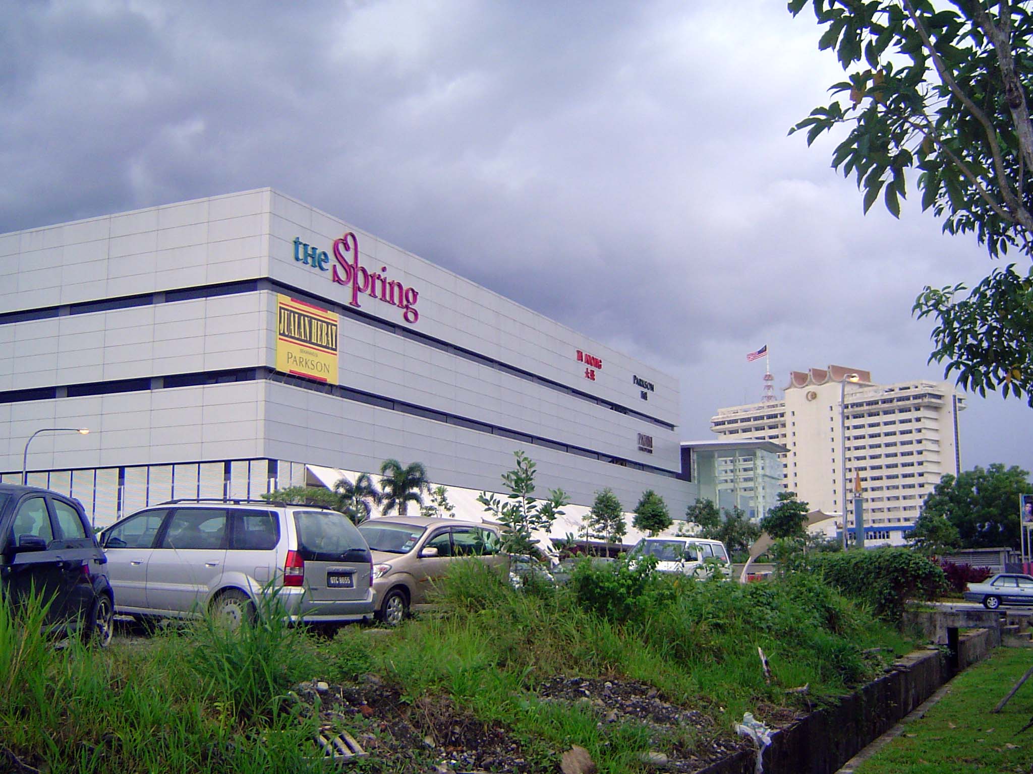 Kuching's flashiest shopping center.