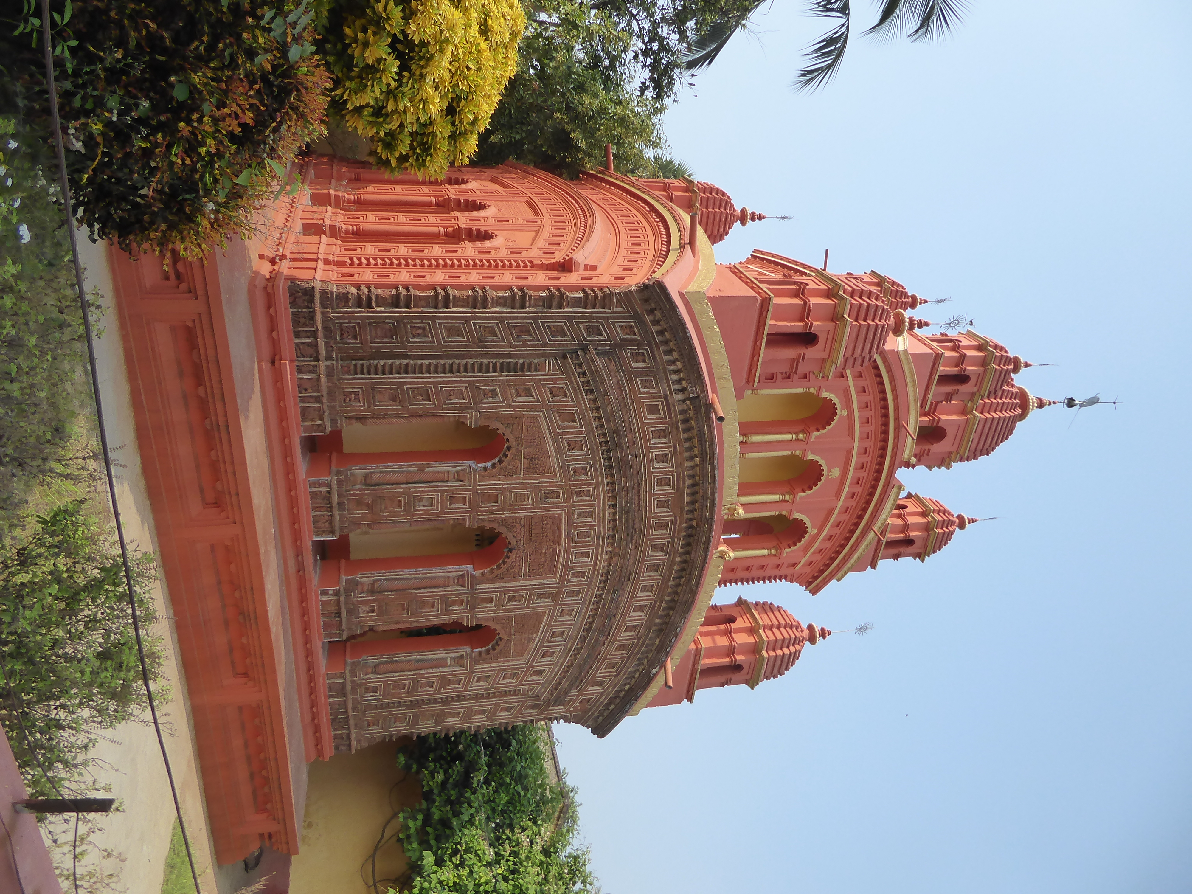 And here's something very unusual. It's the Sridhara Mandir, built very late in the nineteenth century, probably as a private venture by the