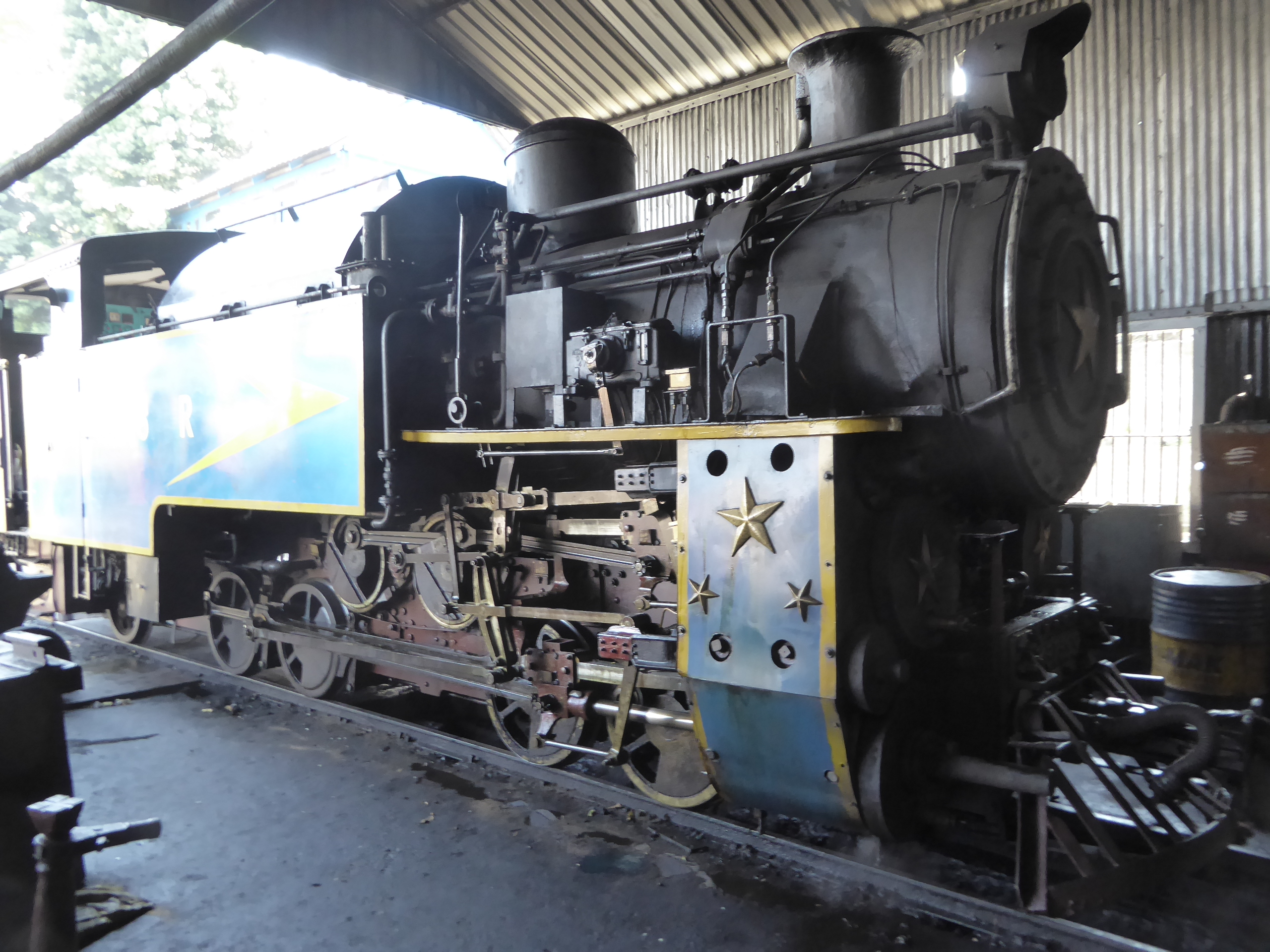 Diesel locomotives would have replaced steam engines here long ago, but the Nilgiri railway made UNESCO's World Heritage list in 2005, so th