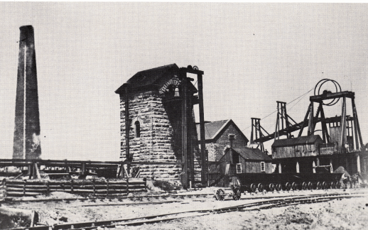 It wasn't rebuilt completely, so we have to find an old photo to see what it looked like originally, when it housed a Cornish pump draining
