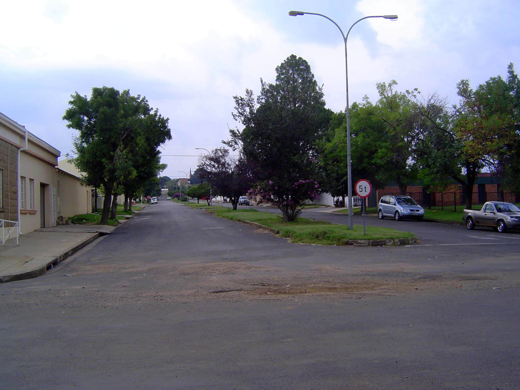 Some of the secondary streets speak to someone's ambition, once.