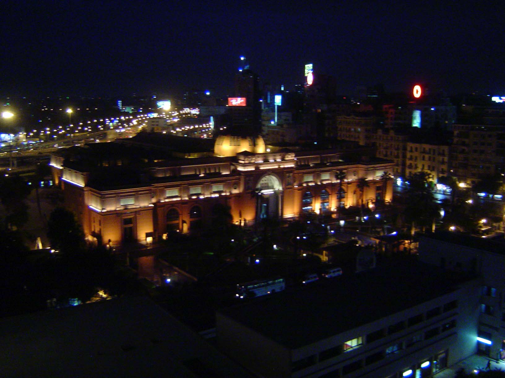 The Egyptian museum, one of the best known and certainly most visited buildings of the district, opened in 1902, long after Ismail had been
