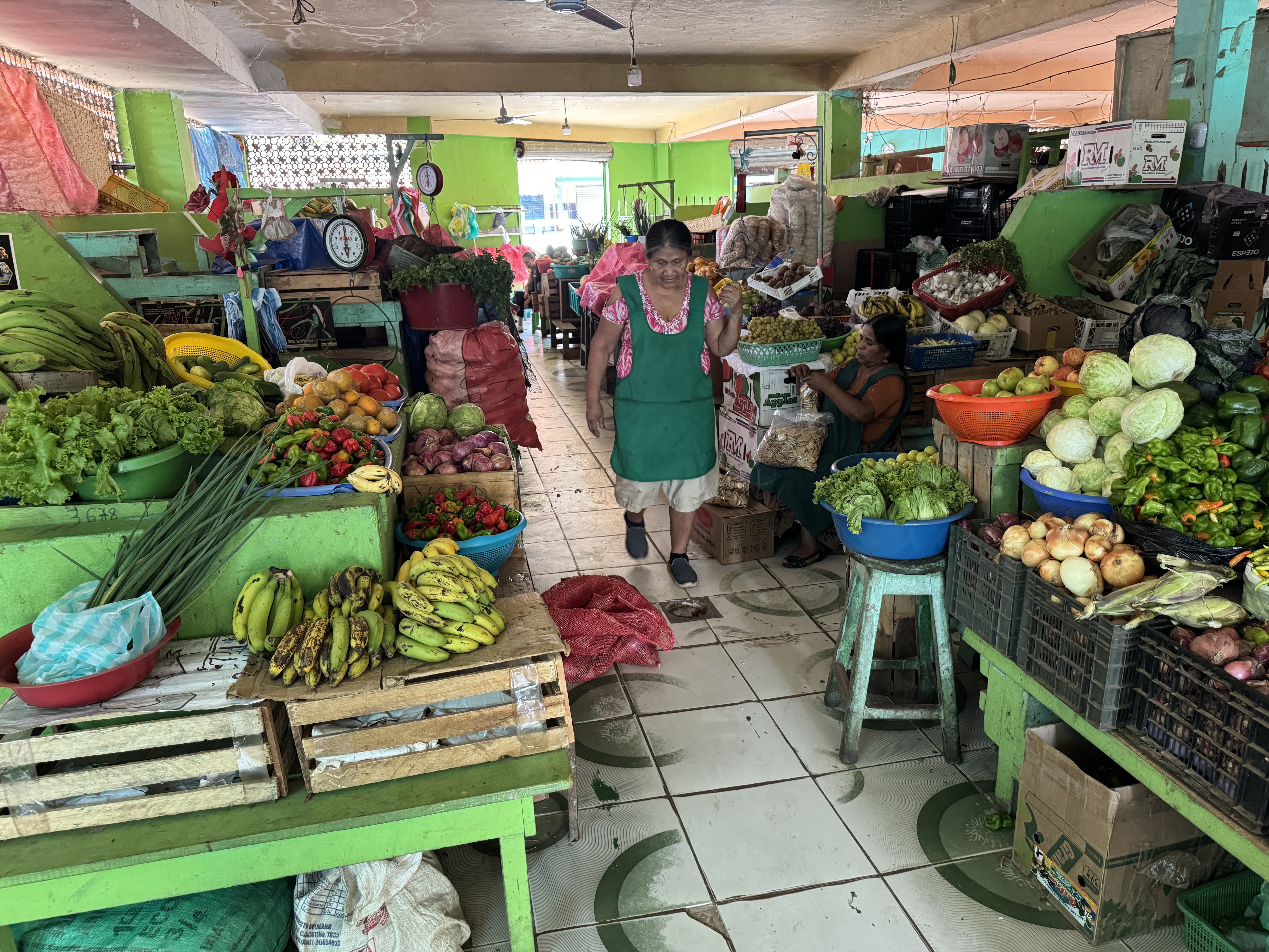 The local market.