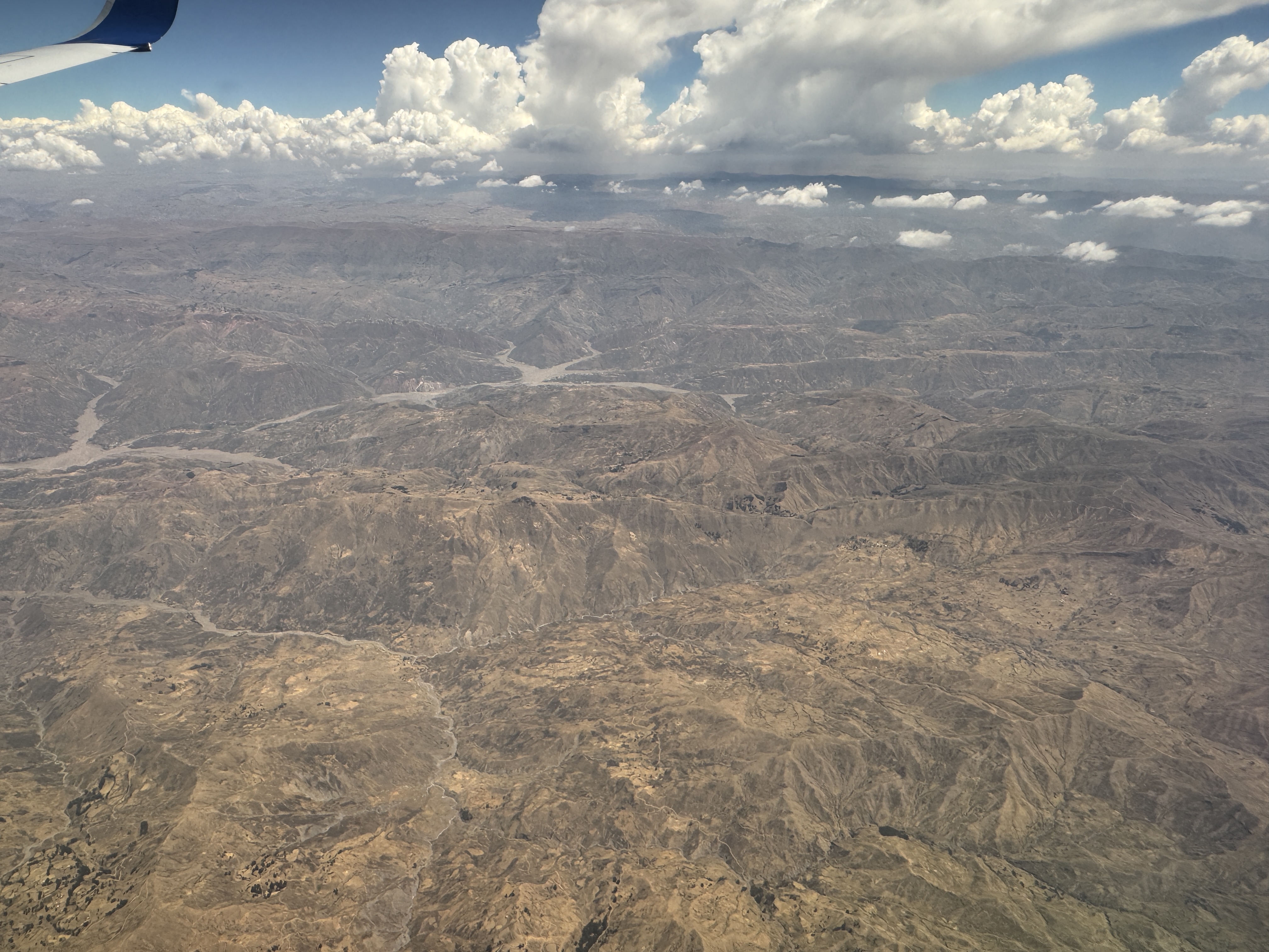 The plateau breaks into ridge after ridge as we descend to Cochabamba, a city of 900,000 people about 150 miles to the southeast of La Paz a