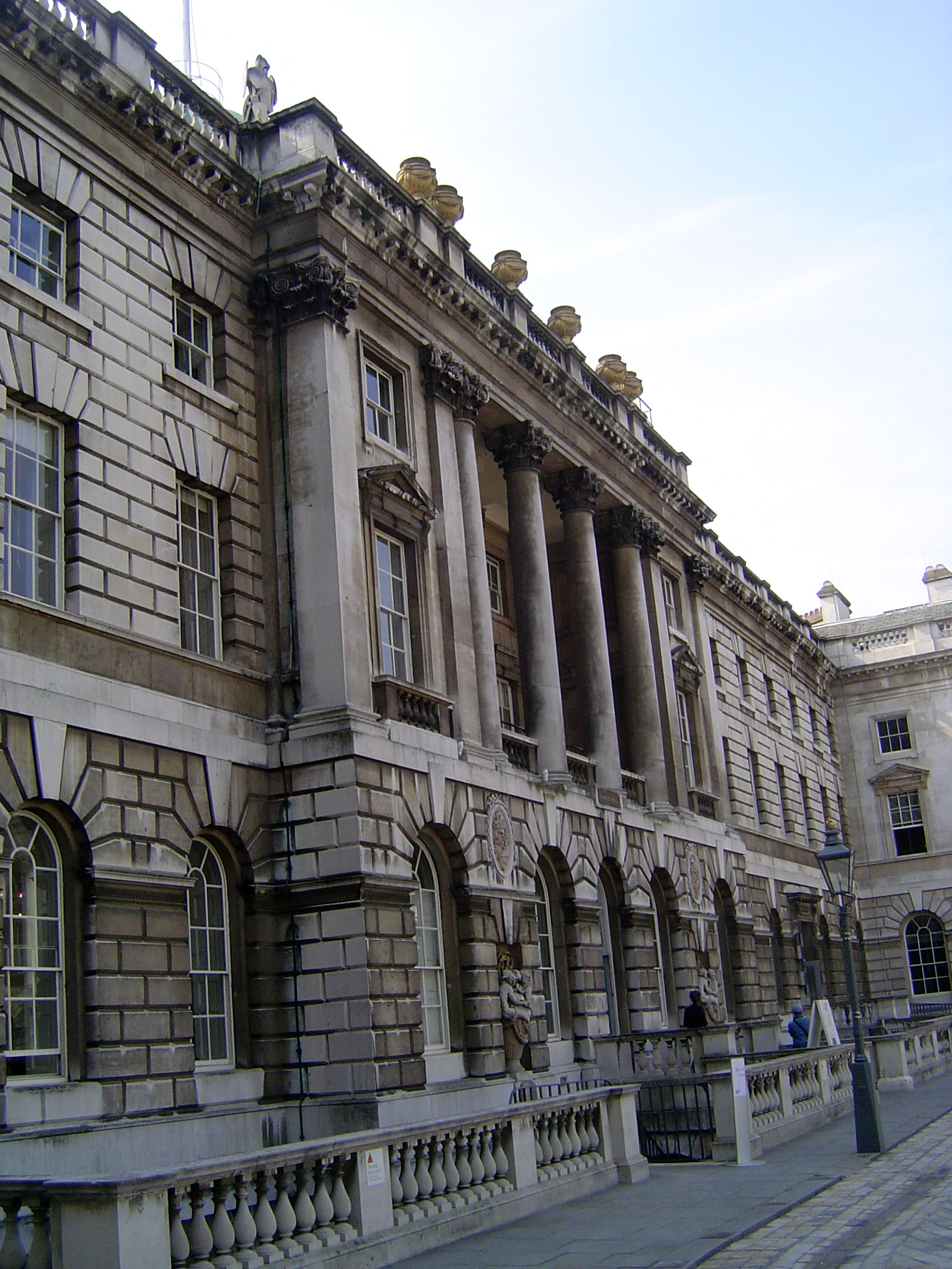 The courtyard entrance to the south building.