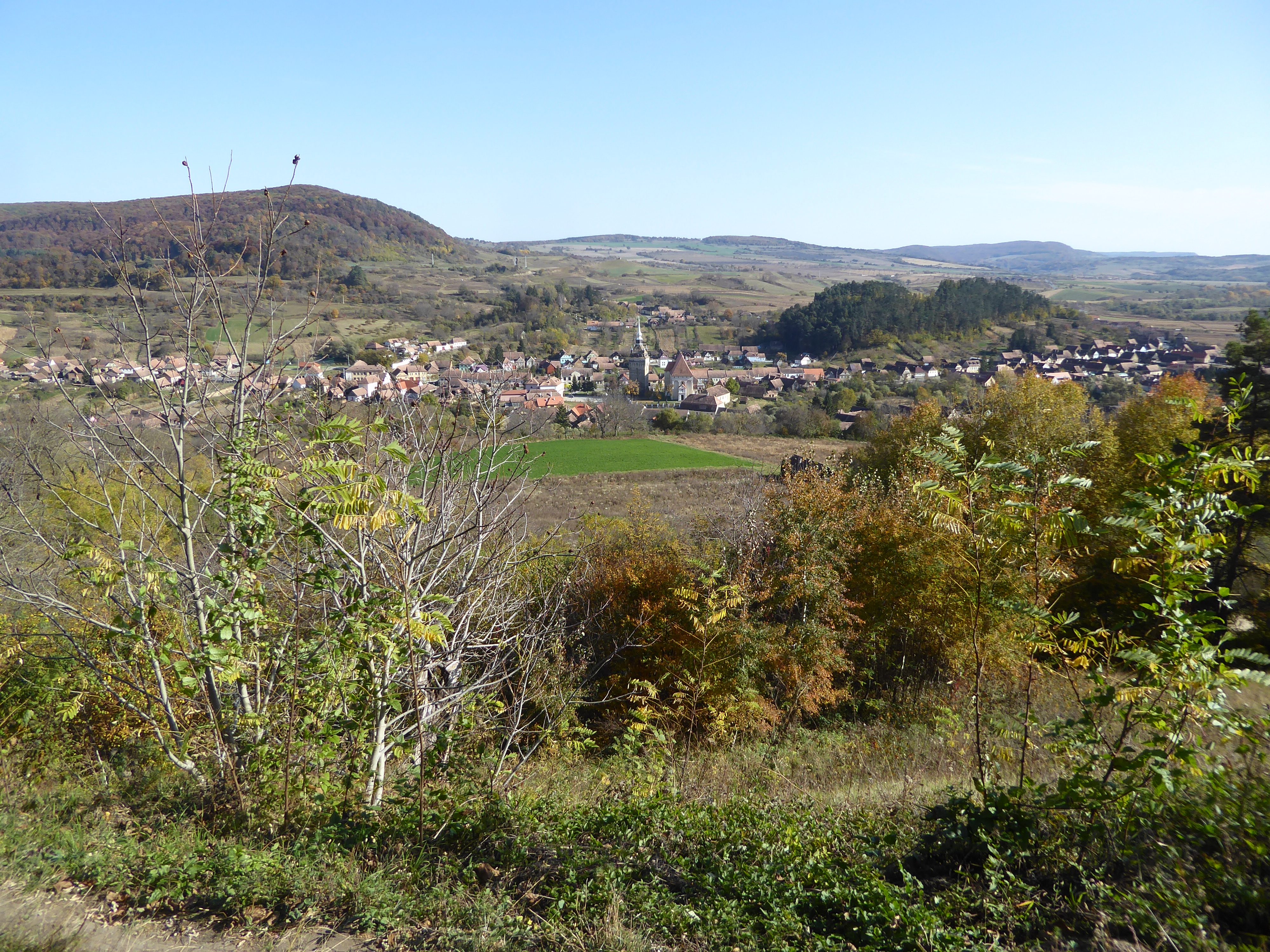 We've jumped northeast to Saschiz, which is on the E60, the main road from Sighisoara to Brasov or, if you prefer, Schässburg and Kronstadt.