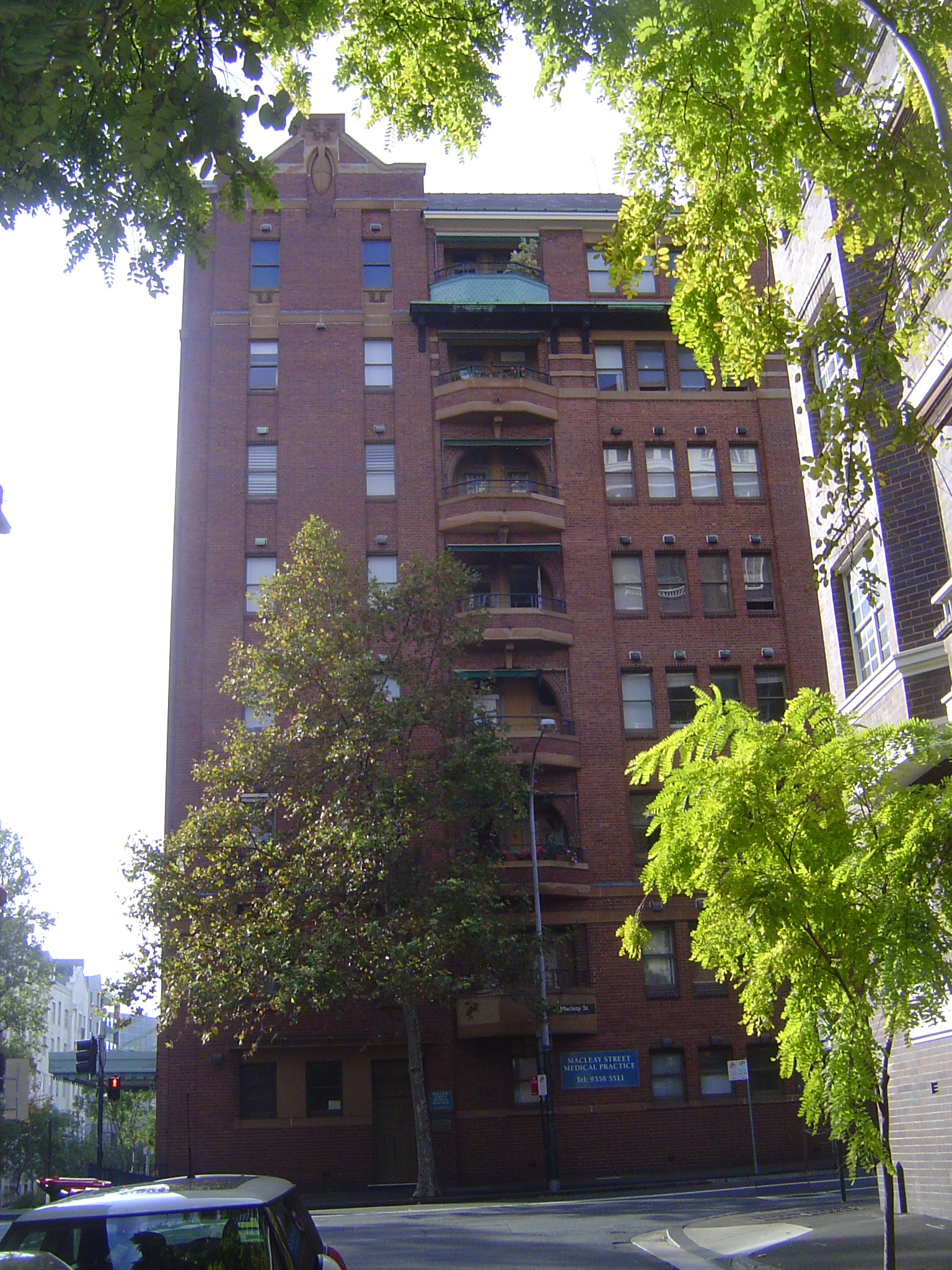 Side view of Kingclere: the double-hung windows may be boring, but at least they open. Count your blessings.