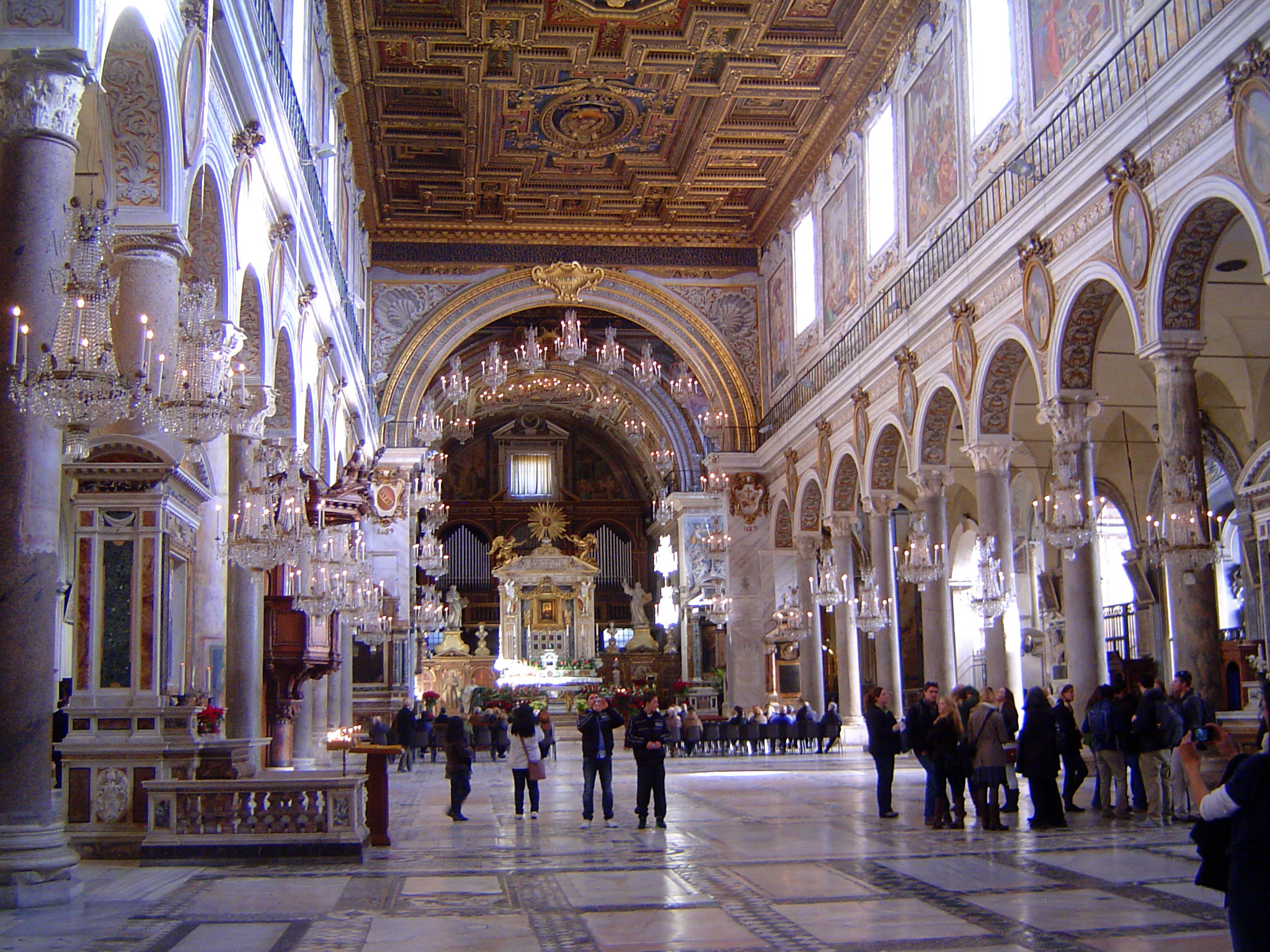 The interior doesn't have much to do with penance. The insolent might think of it as a Jimmy Choobox.