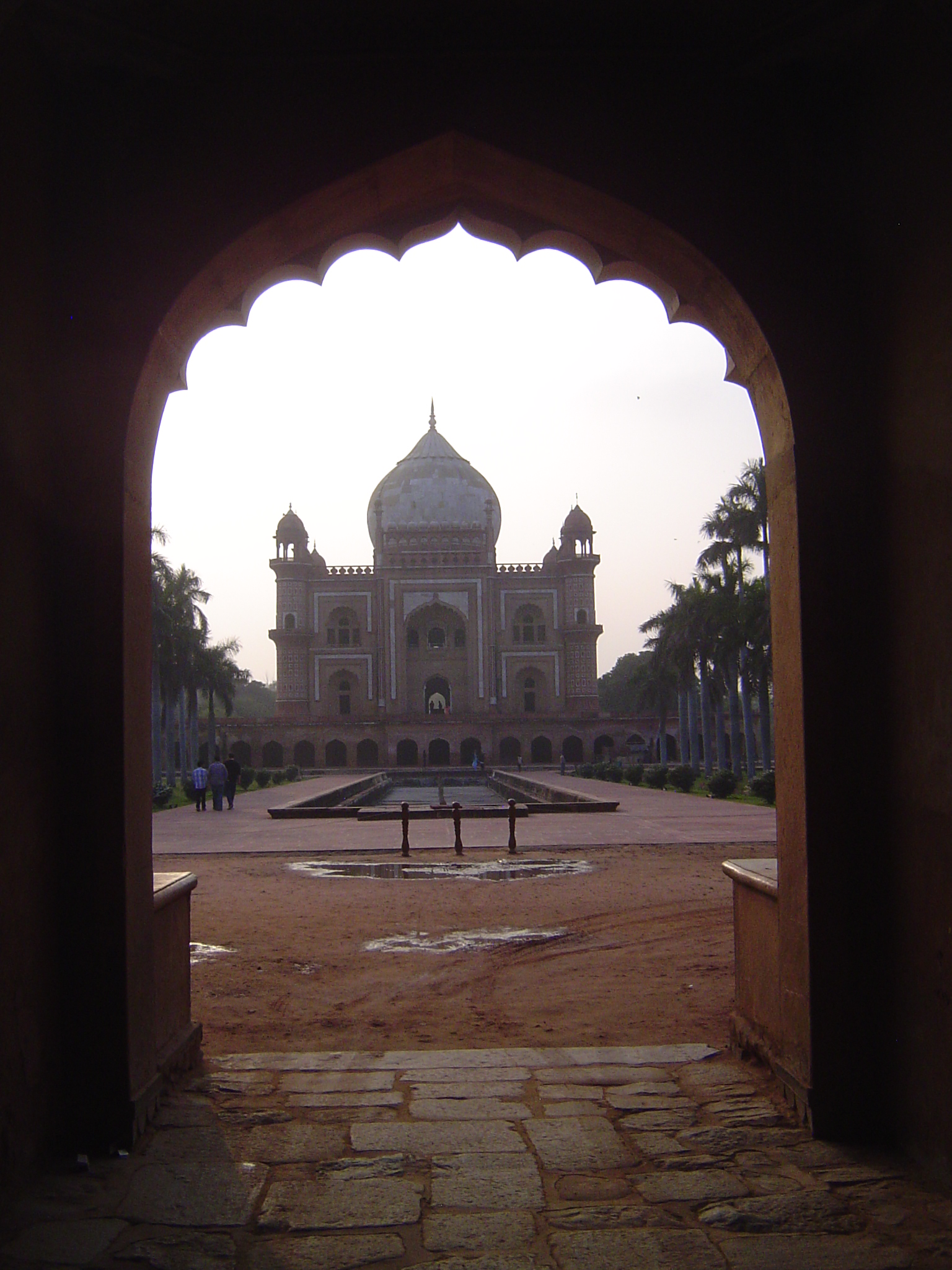 Modelled mostly on Humayun's tomb, which is less than three miles to the east, Safdarjung's is the last example of a Mughal garden-tomb comp