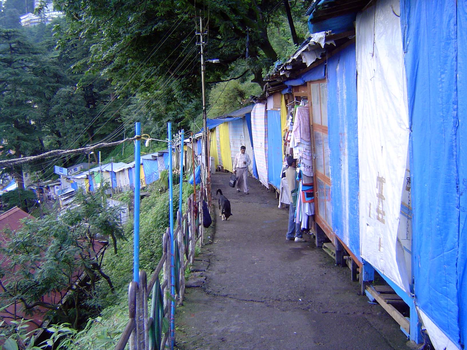The paths the porters use are pretty steep, especially with a headload.