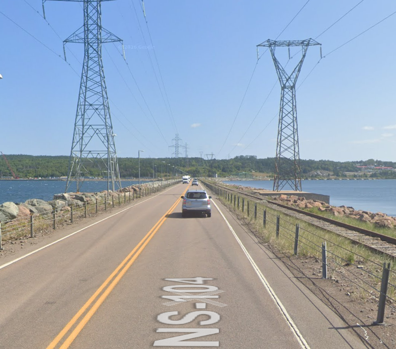 For a long time the answer was "by barge," but this ugly road and rail causeway speeded up the crossing in 1955.