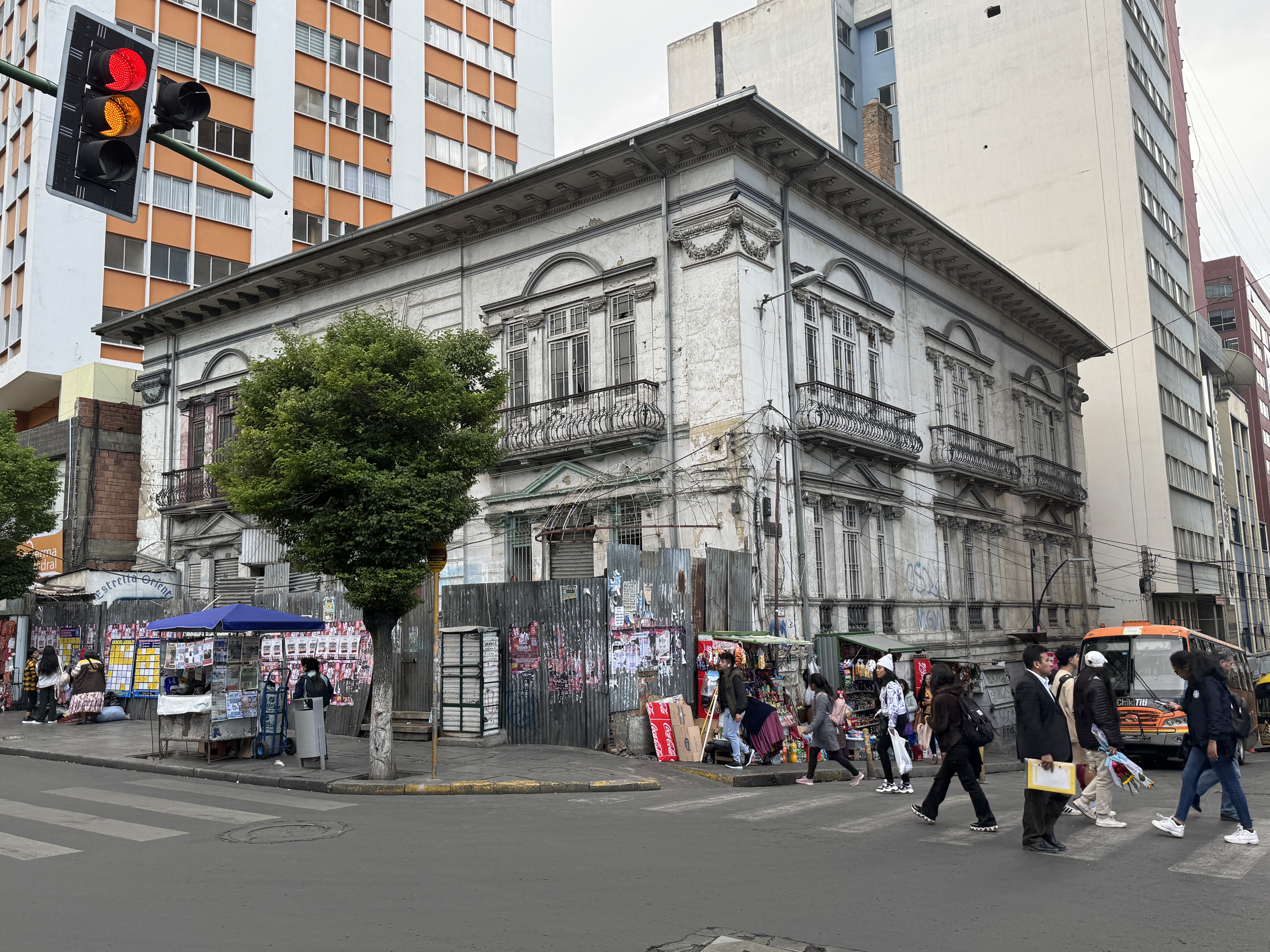 Many of the buildings are pretty worn.