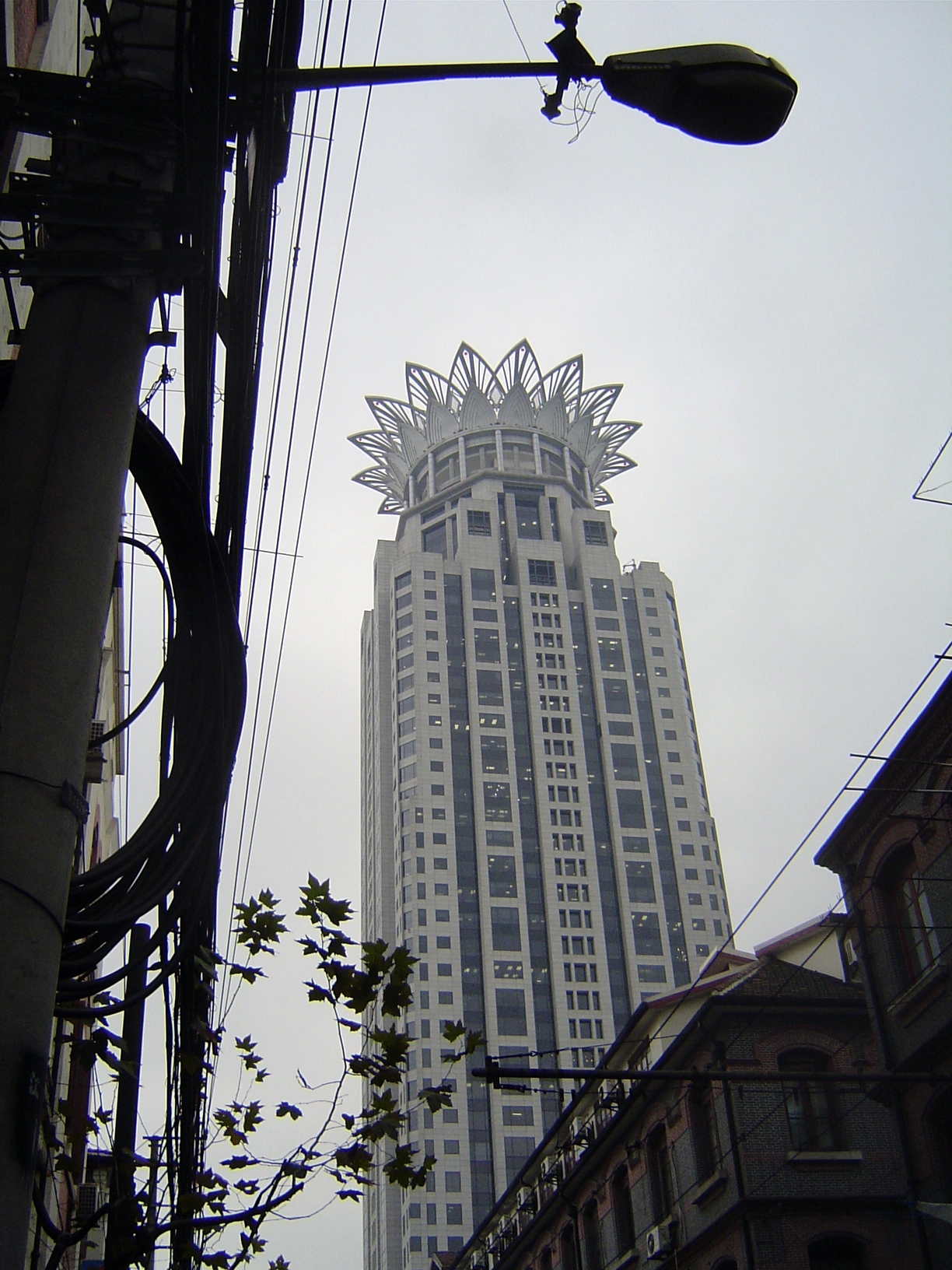 There's lots of action elsewhere, too. Here we've been drawn to the Bart Simpson Building... OK, OK, the Bund Center.