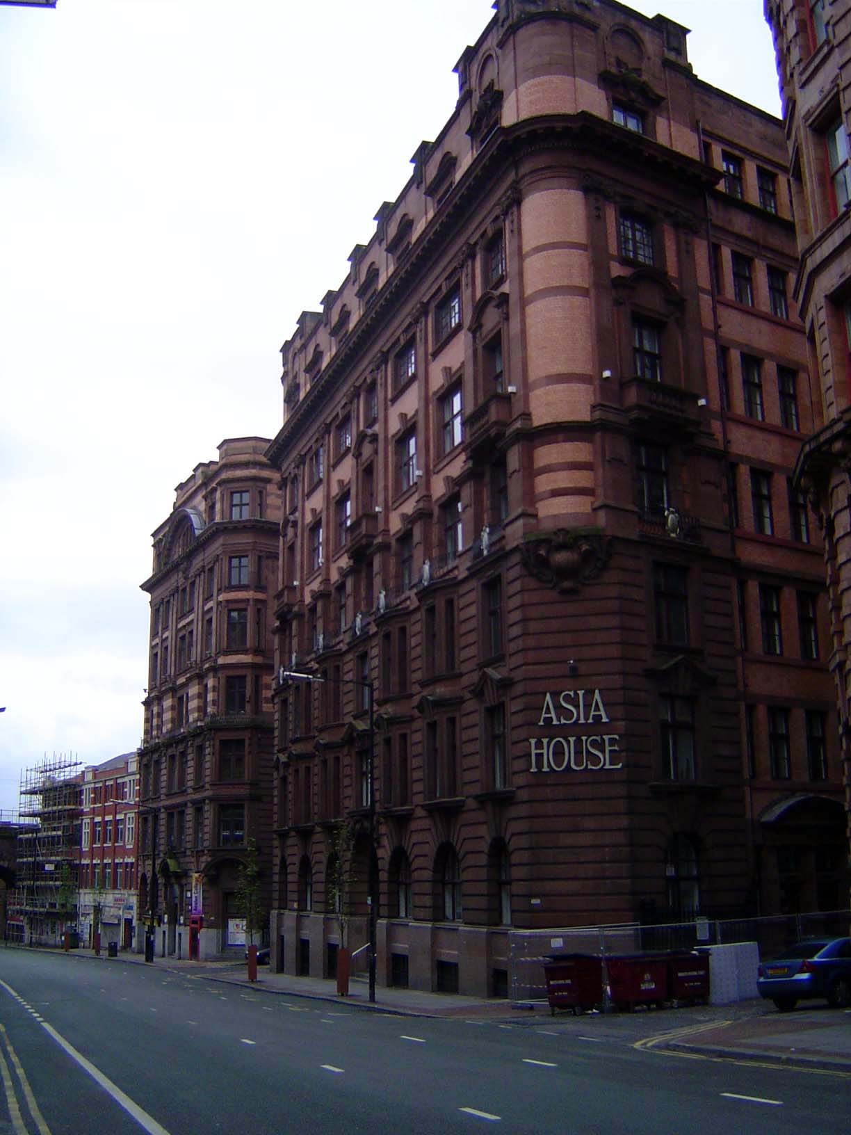 Gloomy indeed: Asia House, by I.R.E. Birkett, 1906-1909.