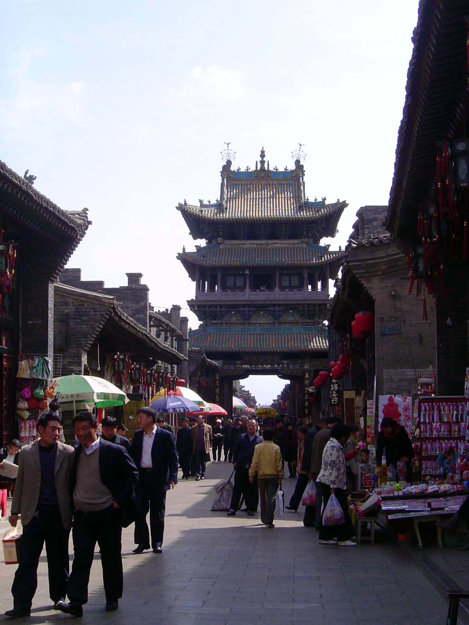 The Ancient City Tower, its top floor once used for divination. Tourist Central.
