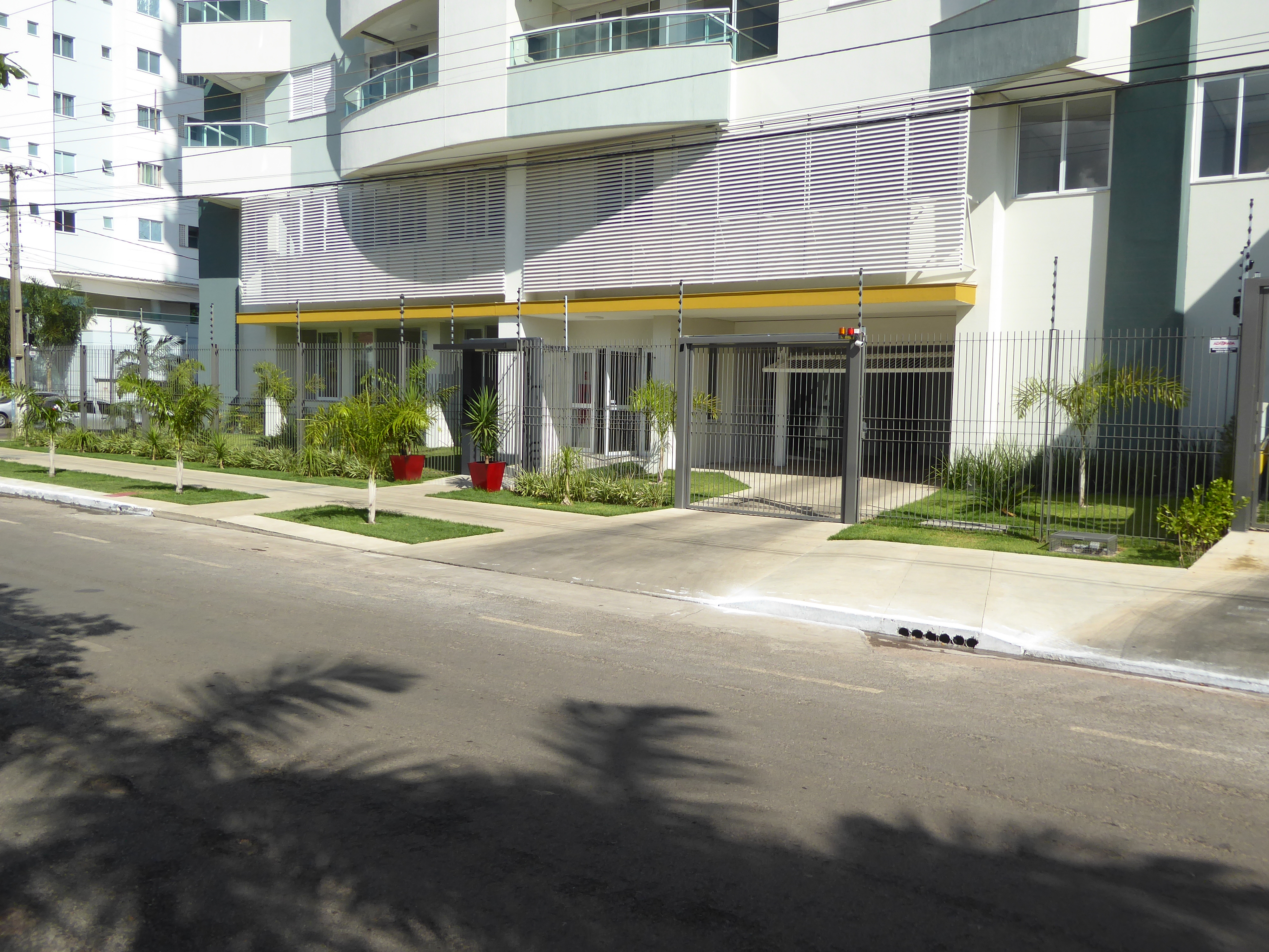 Even a high rise needs electric fencing.
