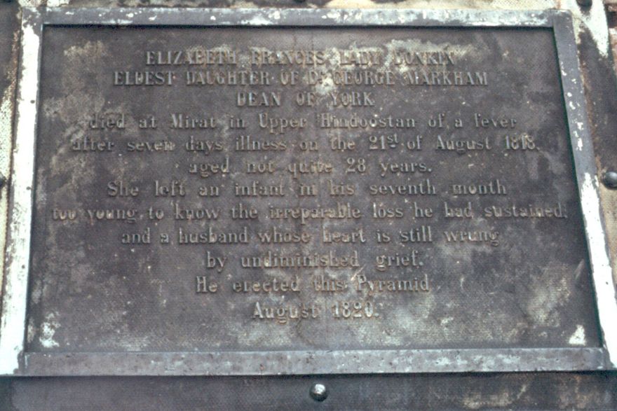 Port Elizabeth is just east of Agulhas. The choice of a woman's name is explained by this somber plaque. It's history now: late in 2000, the