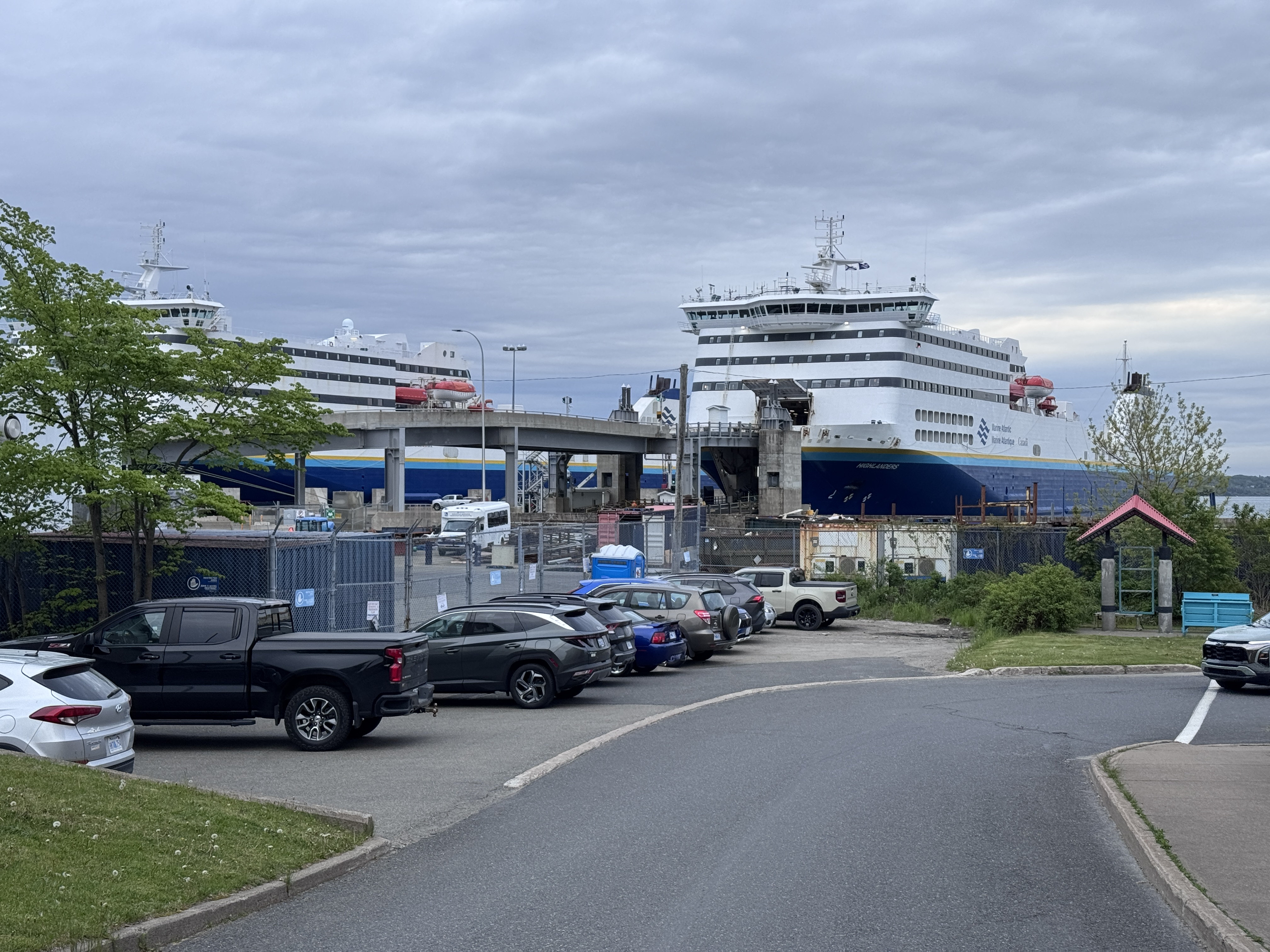 Answer: we're a two-minute walk from the Newfoundland Ferry.
