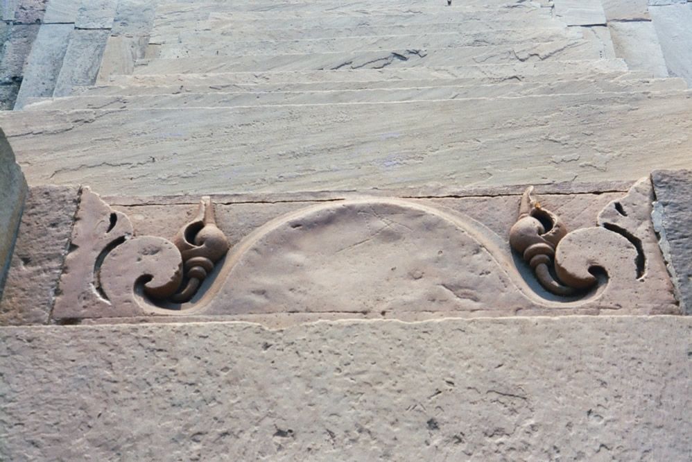A lotus or padma sill at Mahadeva.