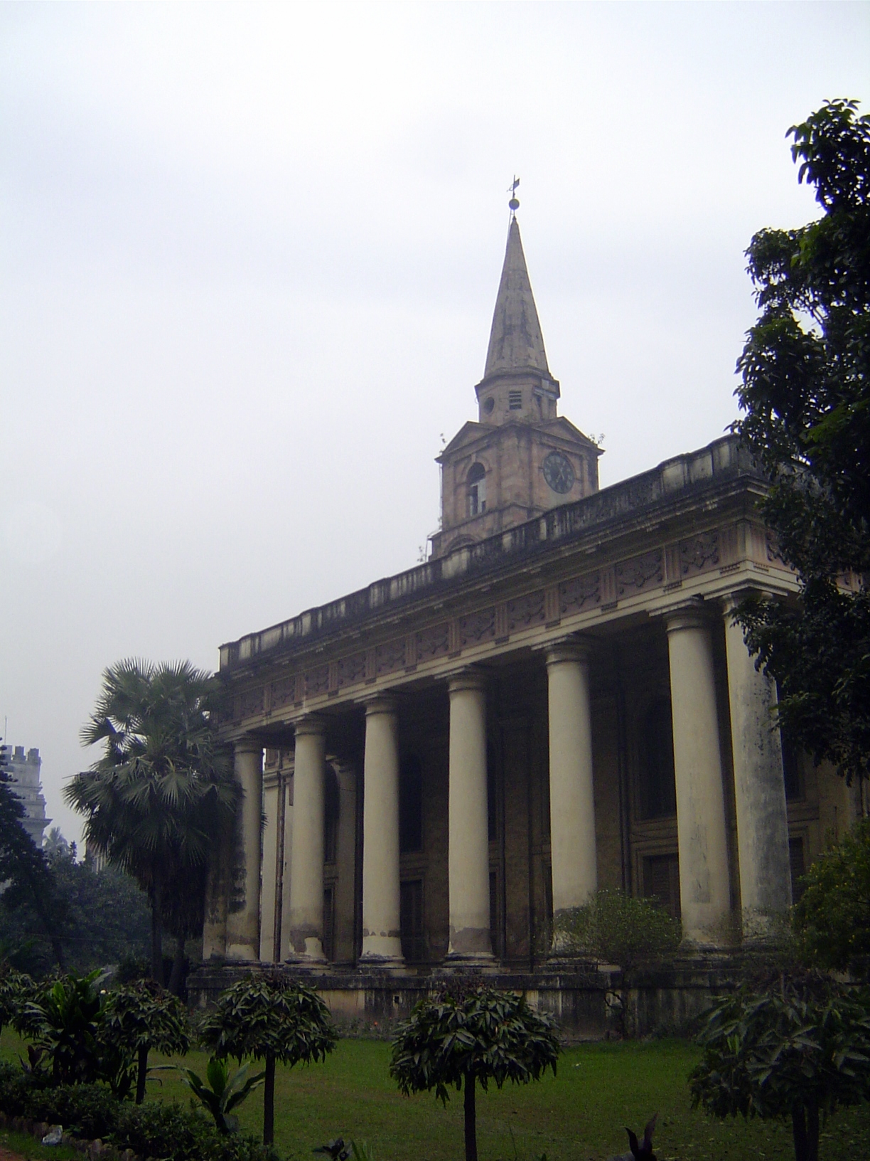 A block away: St John's Church, originally Calcutta's cathedral church. It was built in the 1780s to commemorate the victims of the First Af