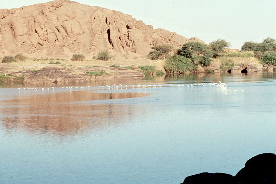 The Nile near Sabaluka, at the 6th Cataract of the Nile.
