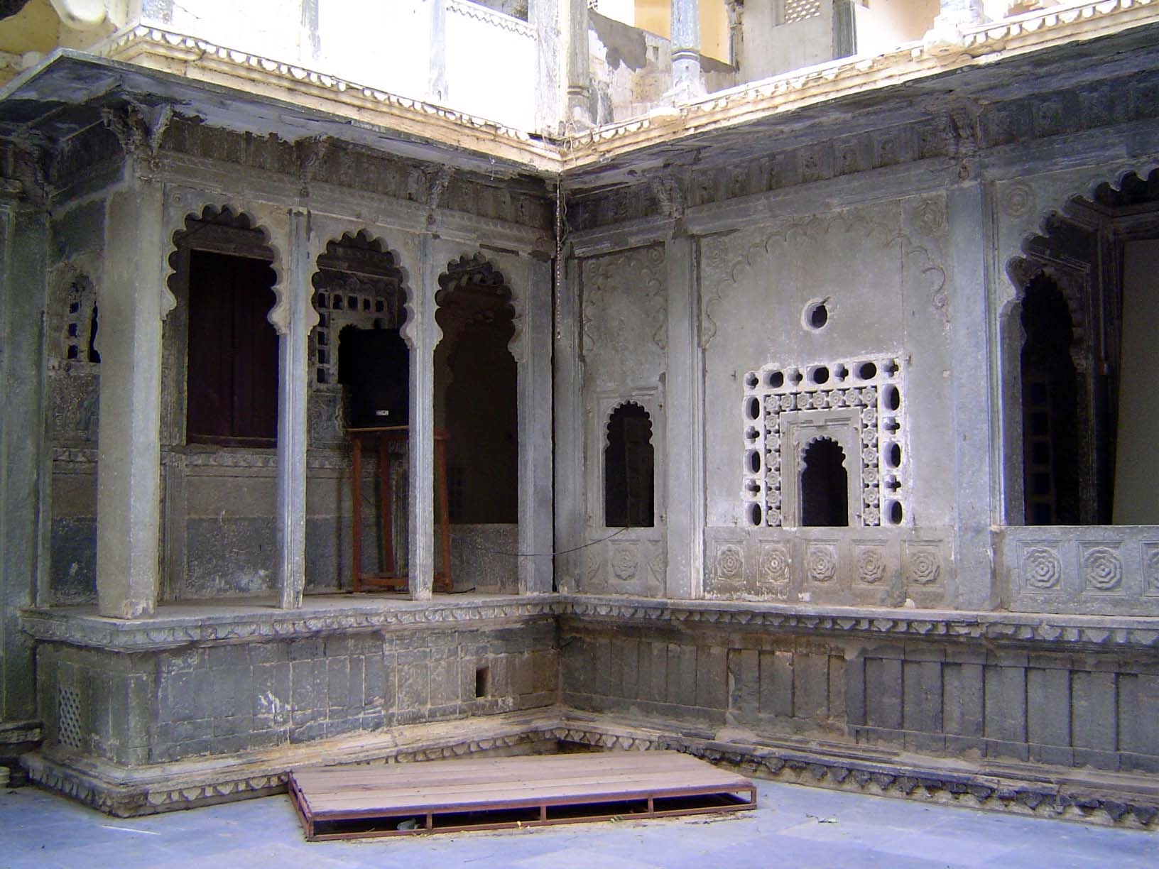 Sitting areas.