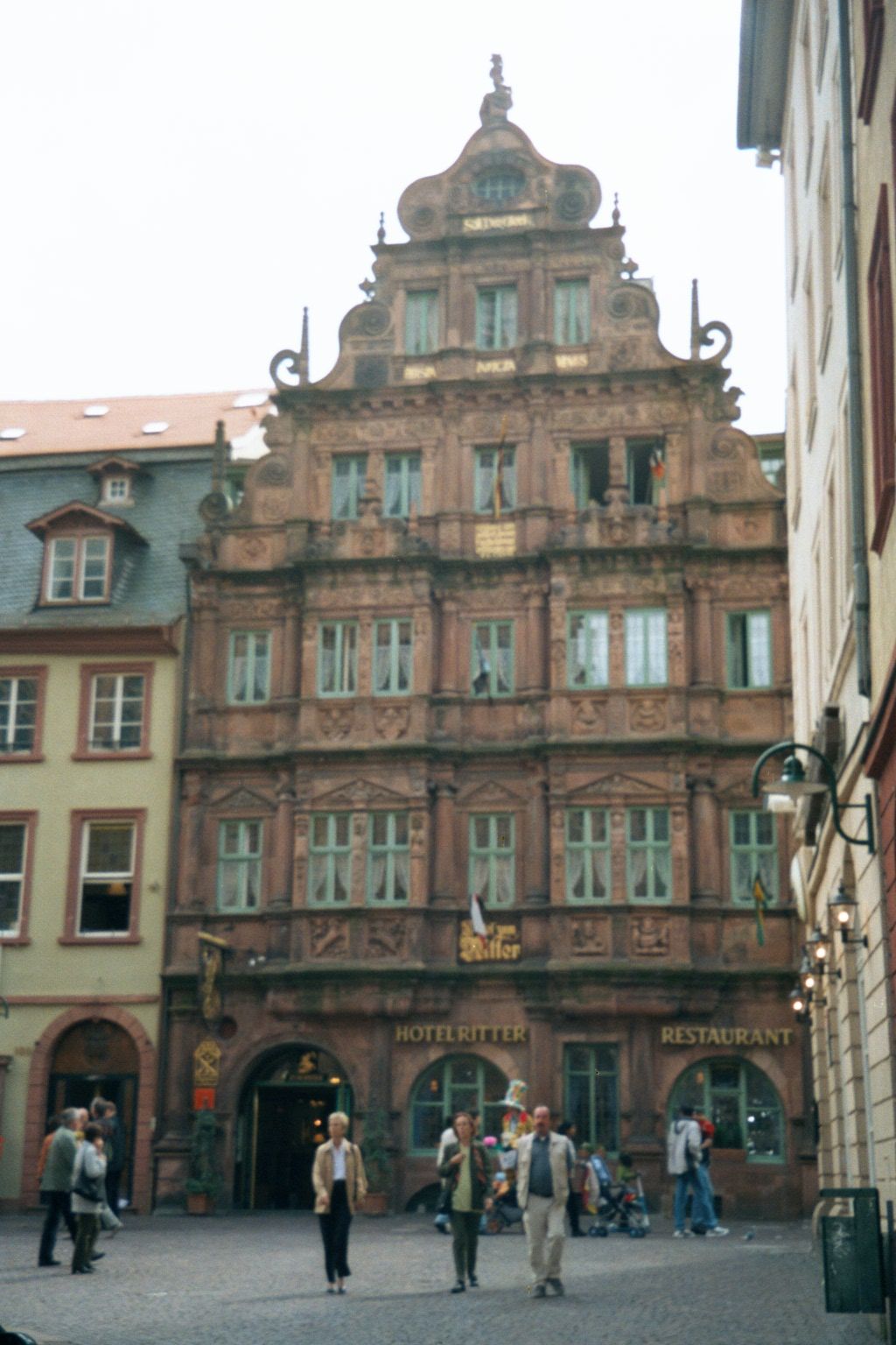Amazing that a mall developer hasn't copied the facade of the Ritter Hotel, formerly the city hall and, earlier still, a private house datin