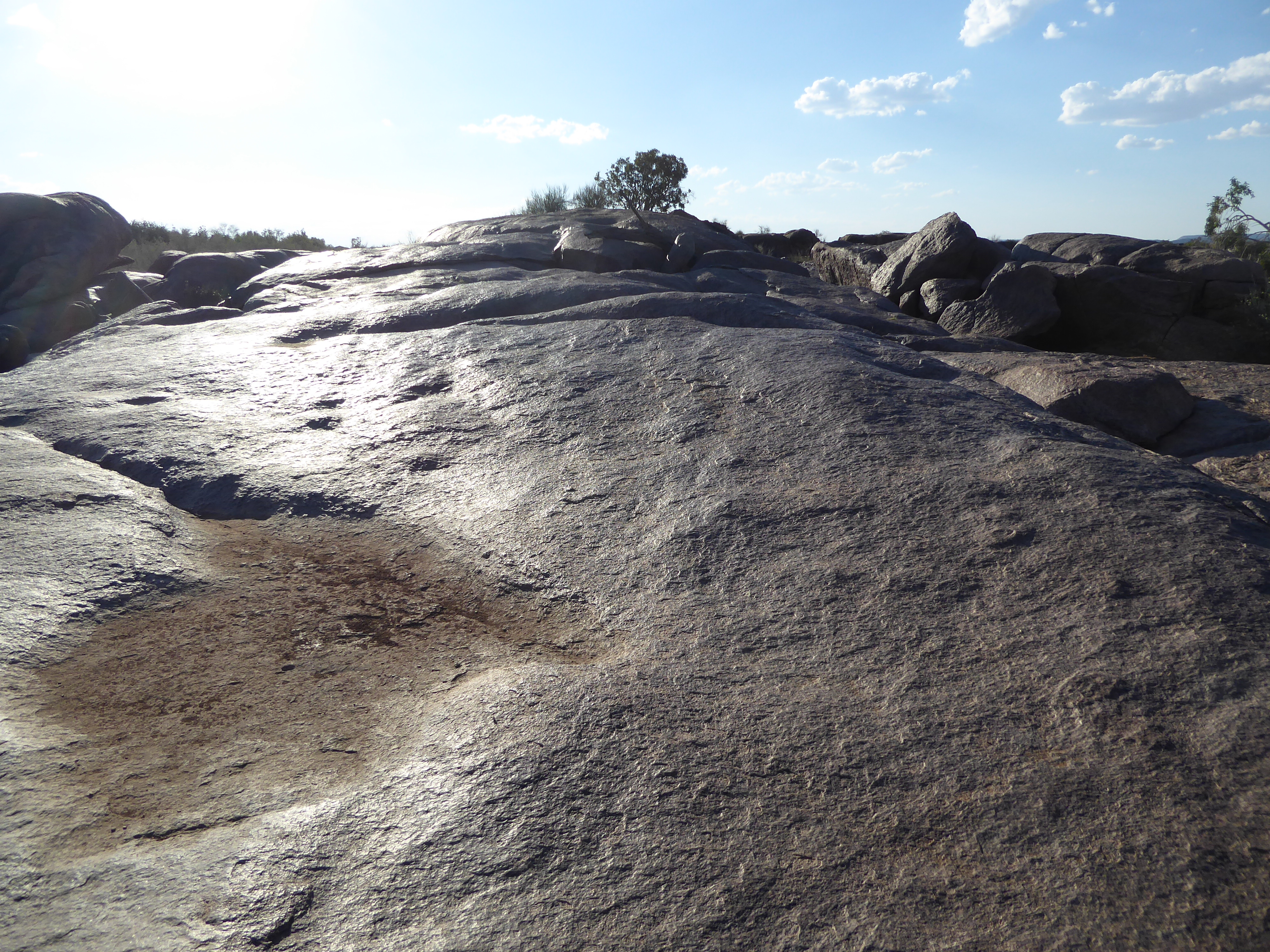 How's that for burnished granite?