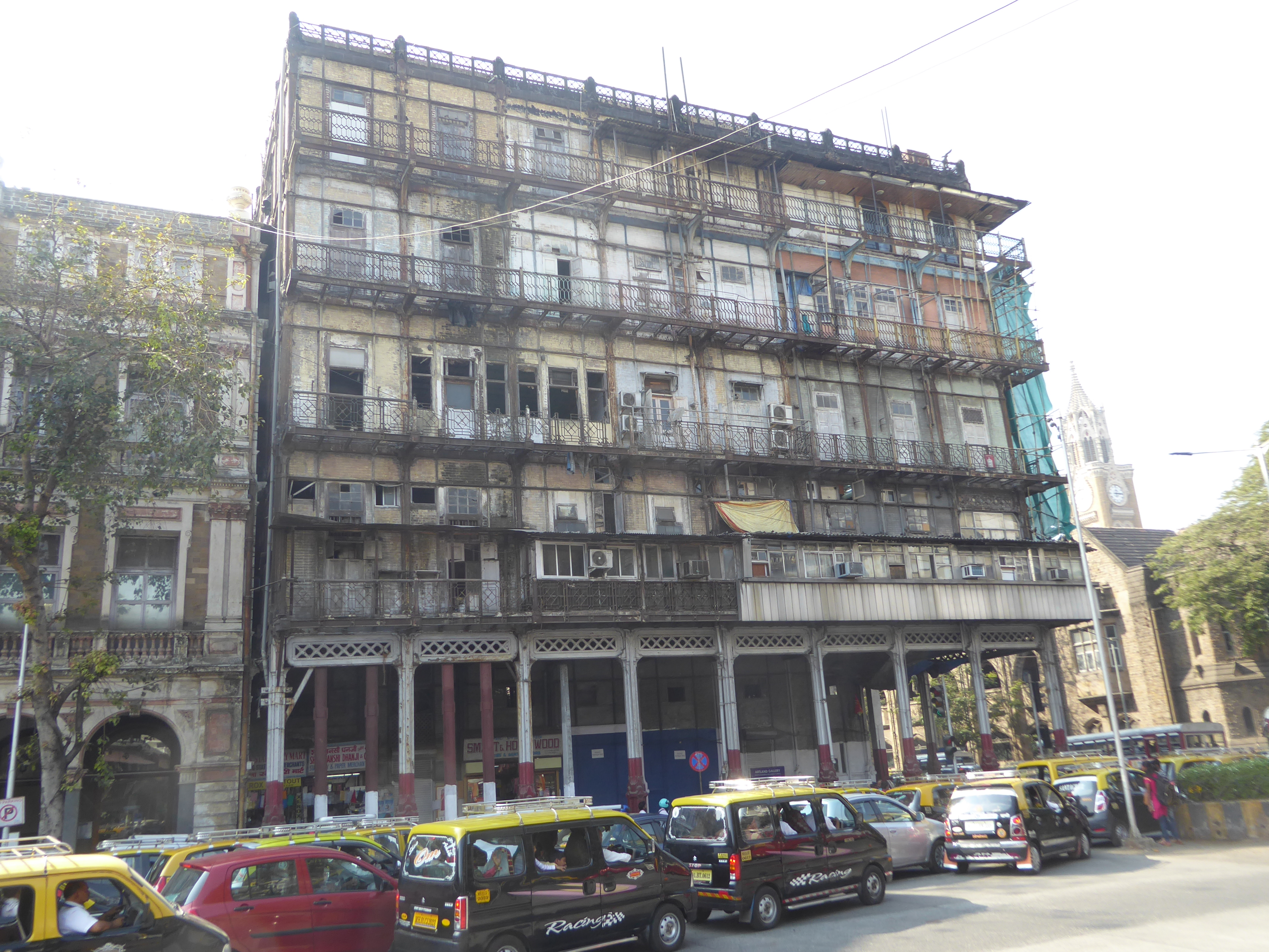 Nor is Watson's Esplanade Hotel a hotel. That tower on the right? Wait a moment. This was Bombay's best hotel from the 1860s until the const