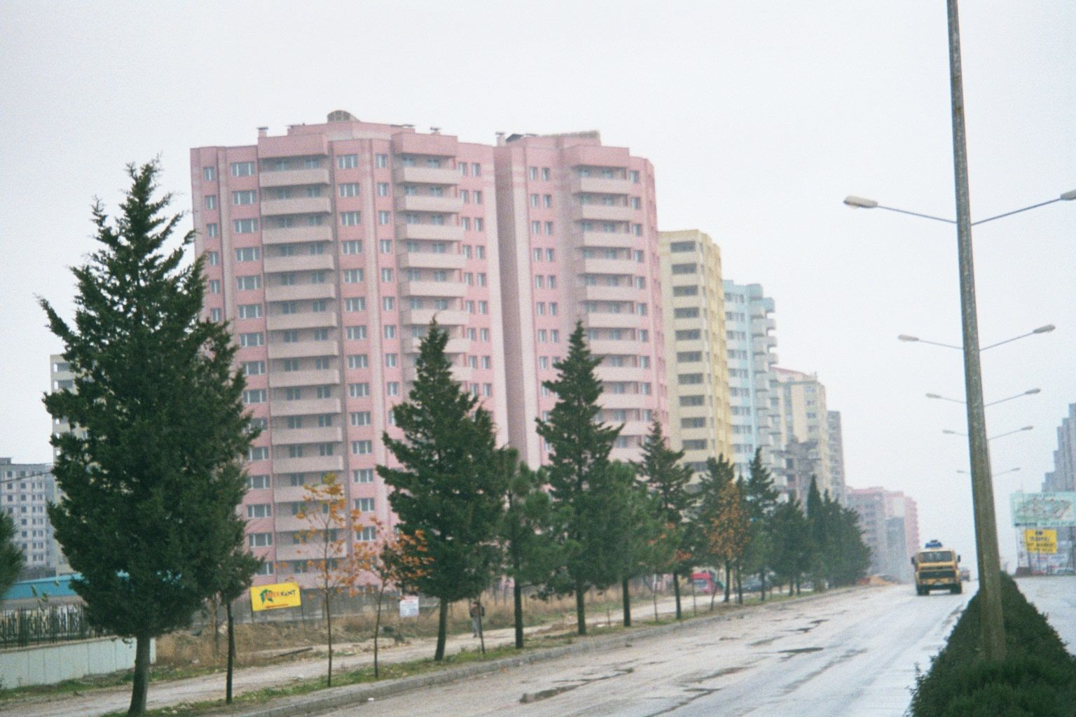 Luxury apartments about an hour west of Sultan Ahmet by freeway, assuming moderate traffic.