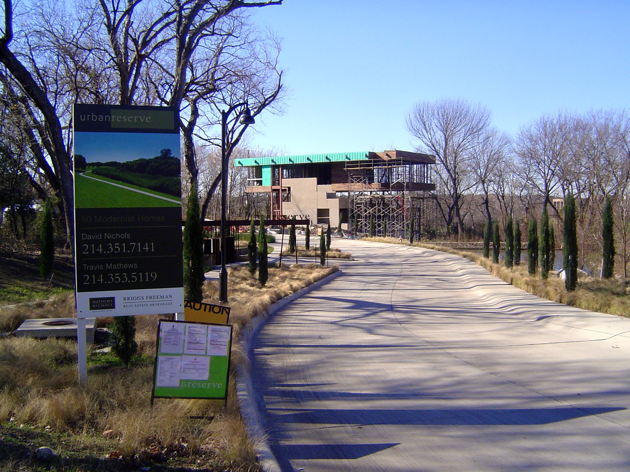 Urban Reserve, just inside the LBJ and east of the Central Expressway, picked up the idea.