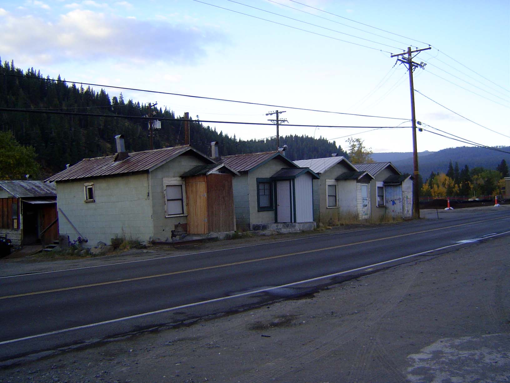 Old railway-worker housing.