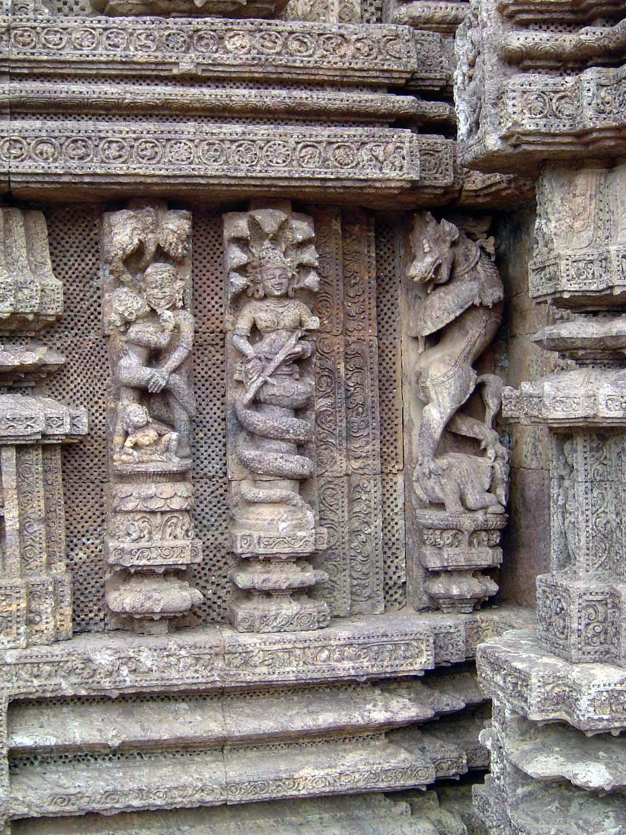 The arrangements and positions vary.