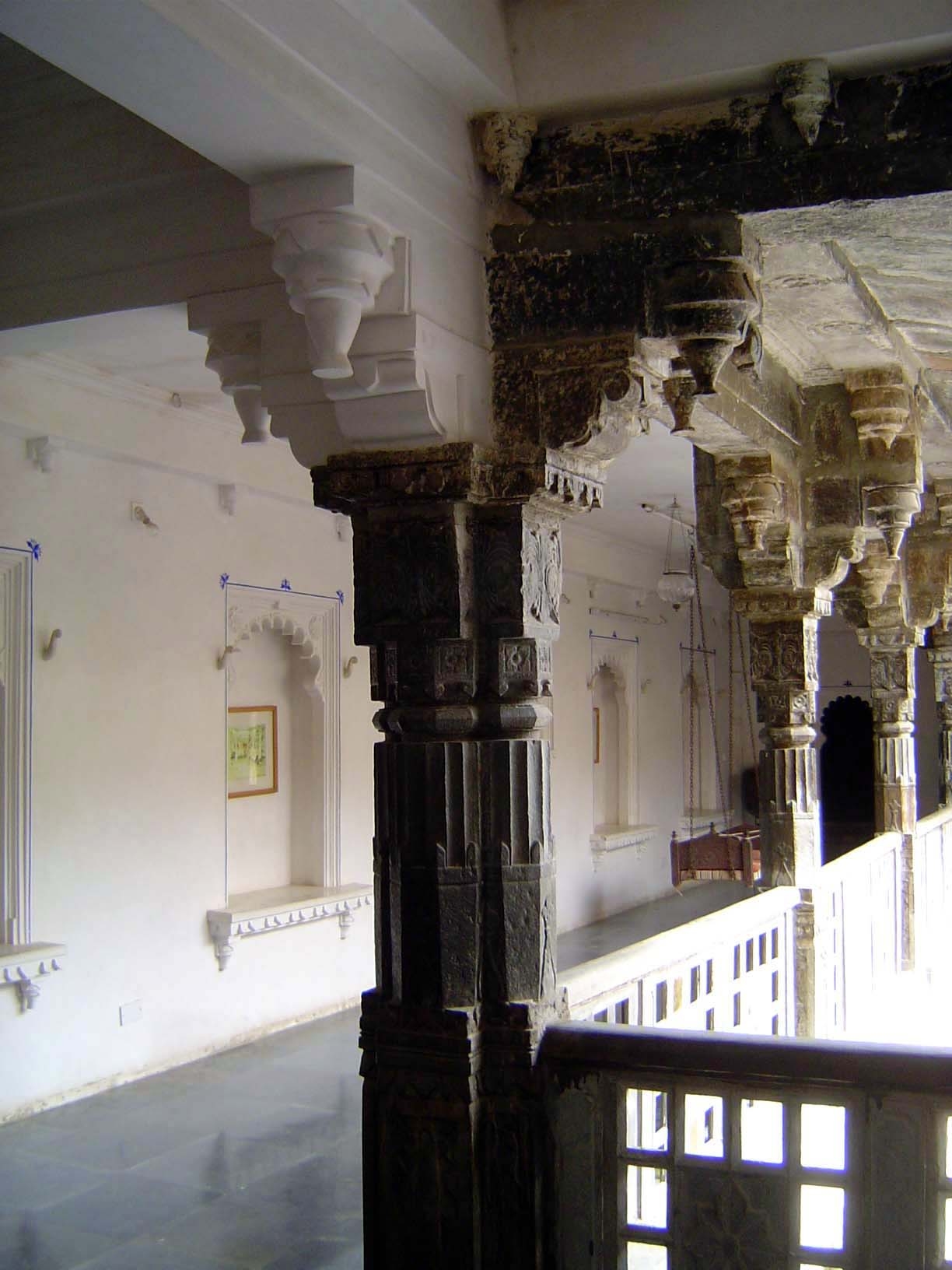 The upper floor.