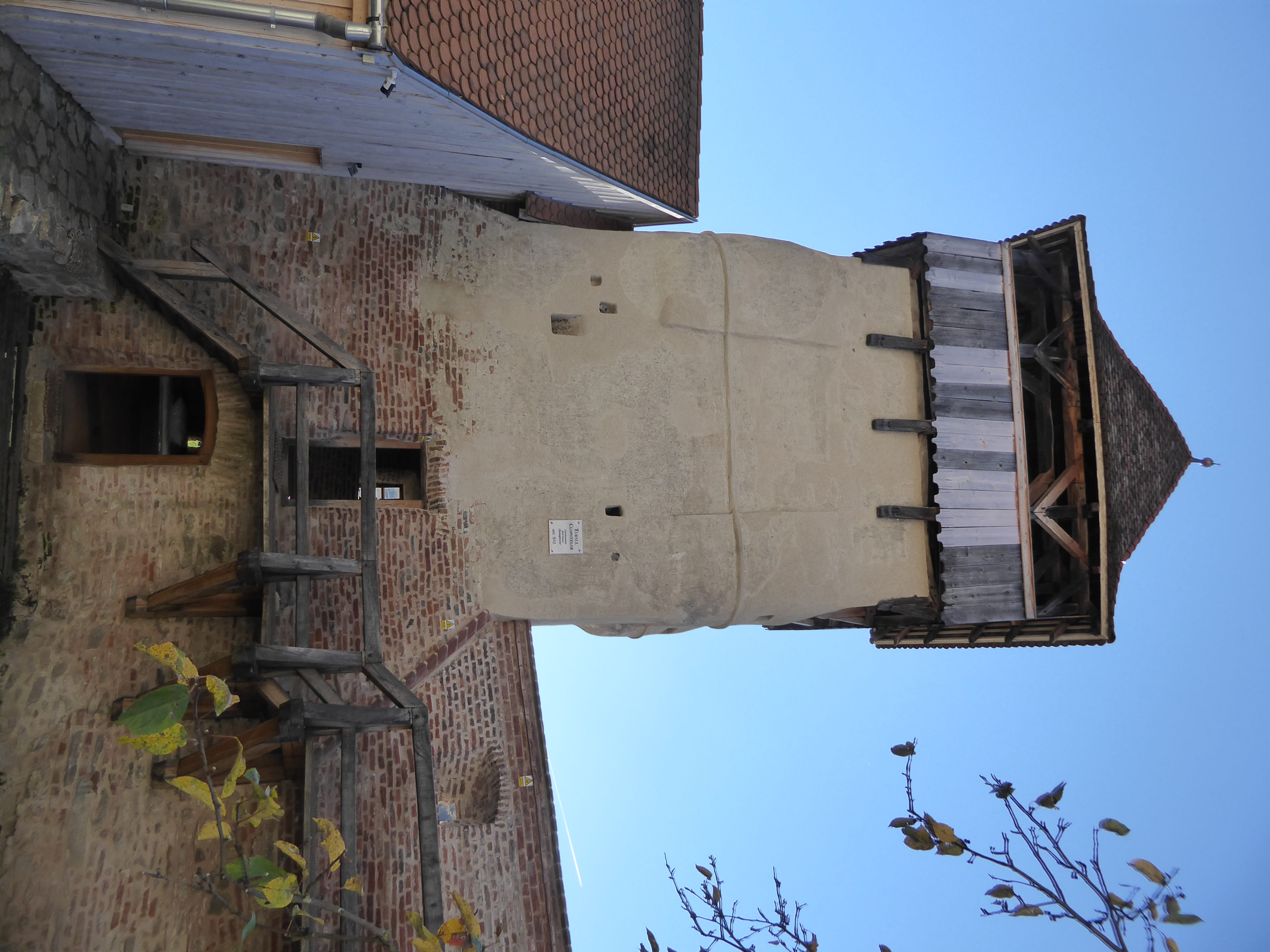 Here's one of those towers. The windows hardly deserve the name.