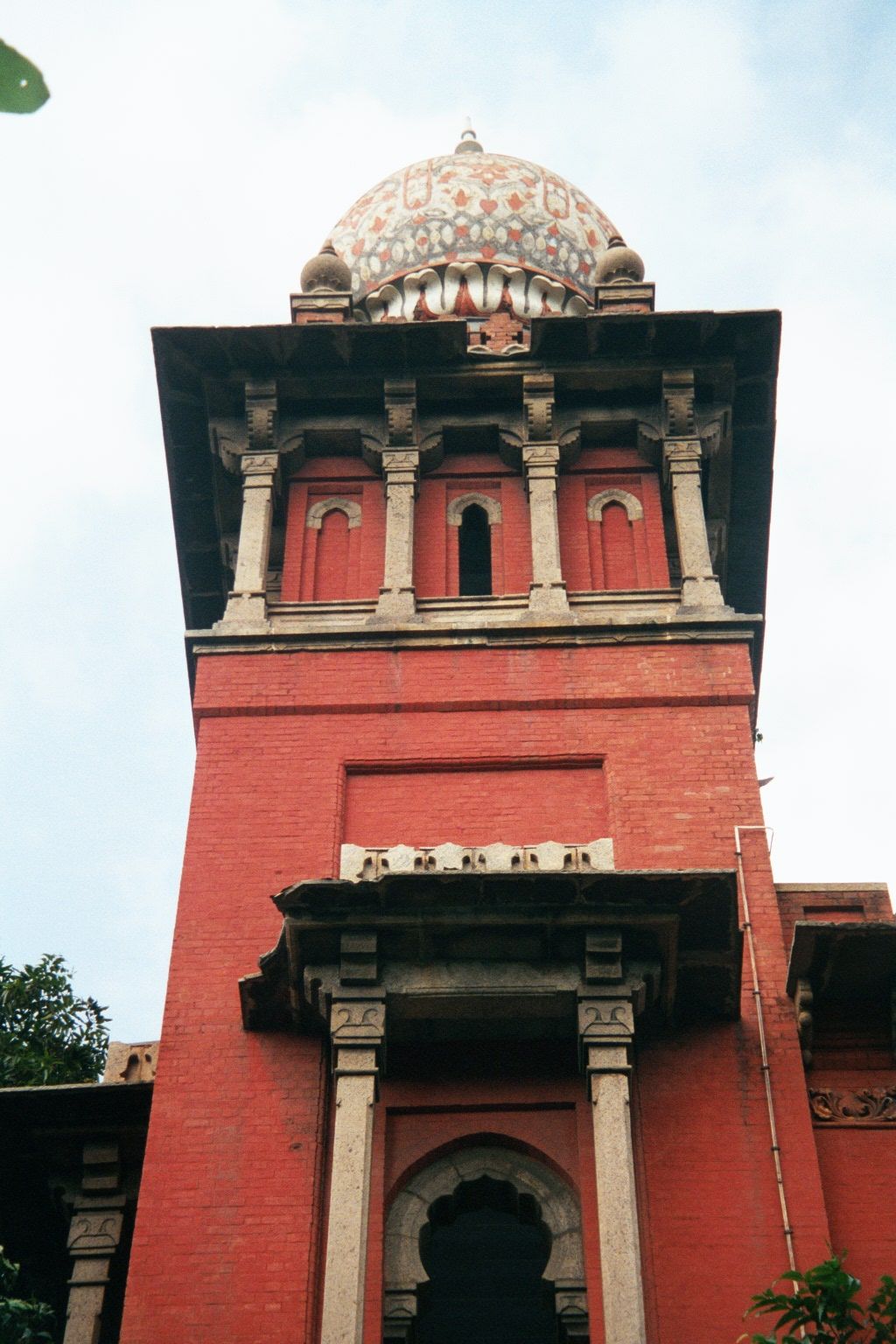 One of the towers, photographed in the days before cameras triggered the wrath of security forces.