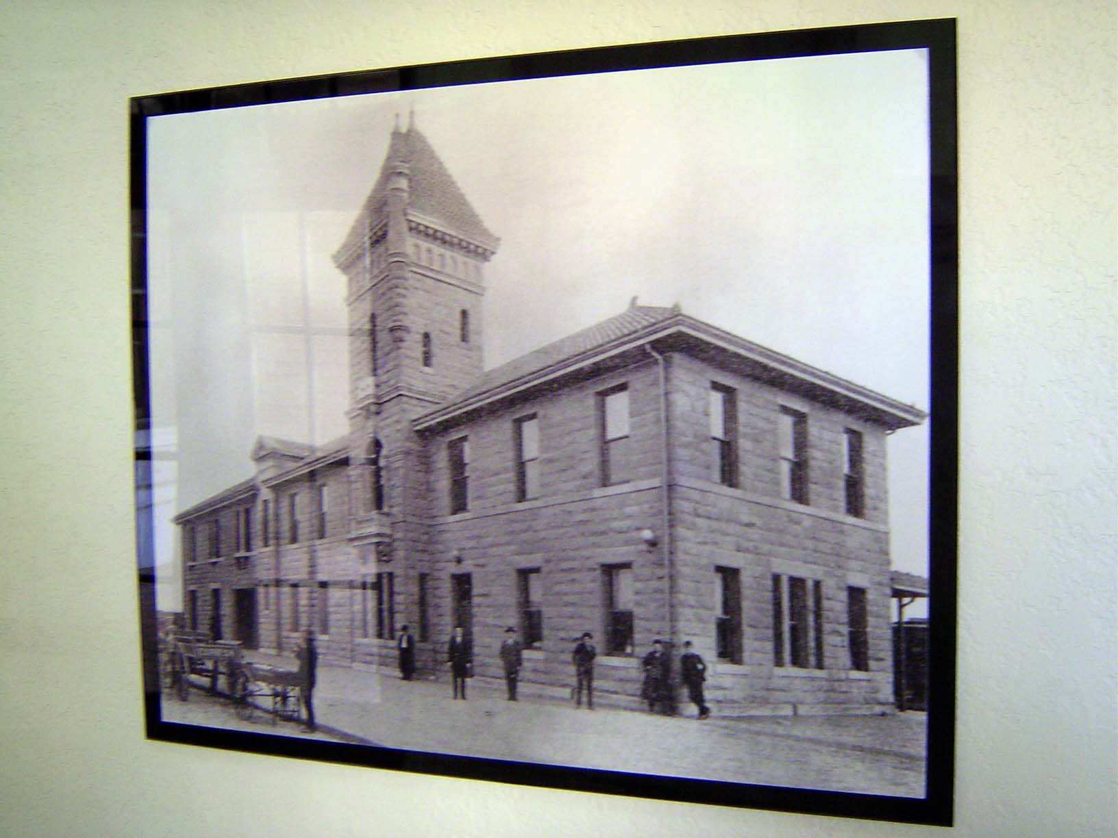 The MKT depot, demolished in 1959.