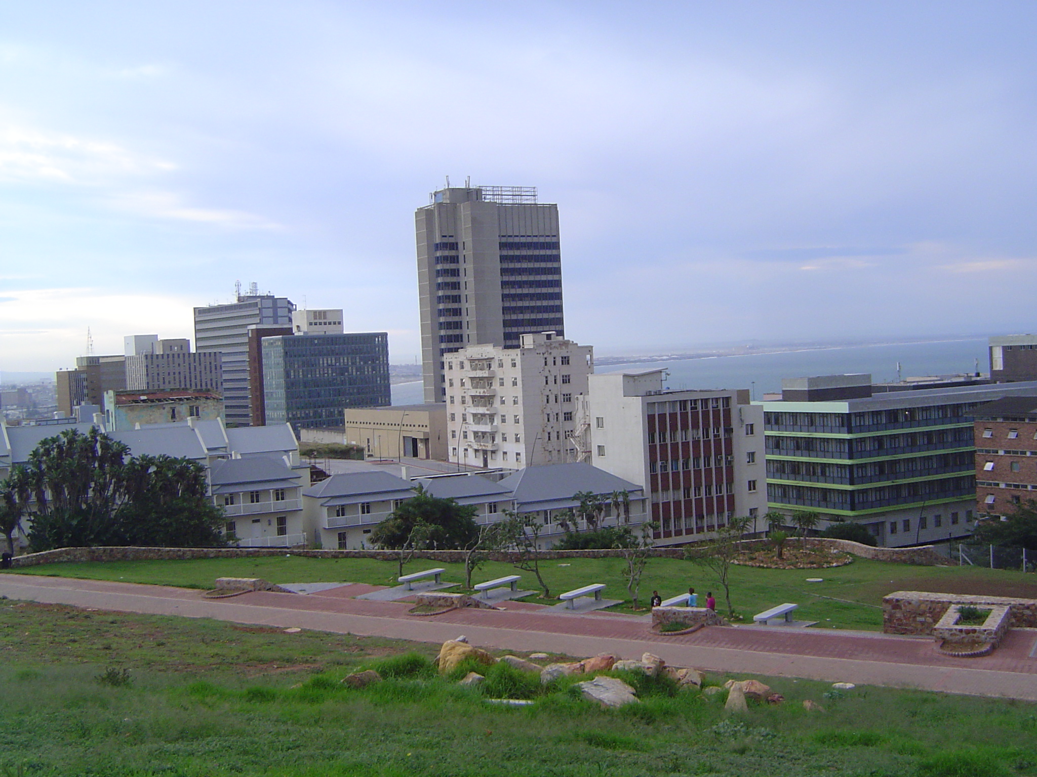 Port Elizabeth is not frozen in the colonial past, though this view of downtown makes one question the thing we call progress. In any event,