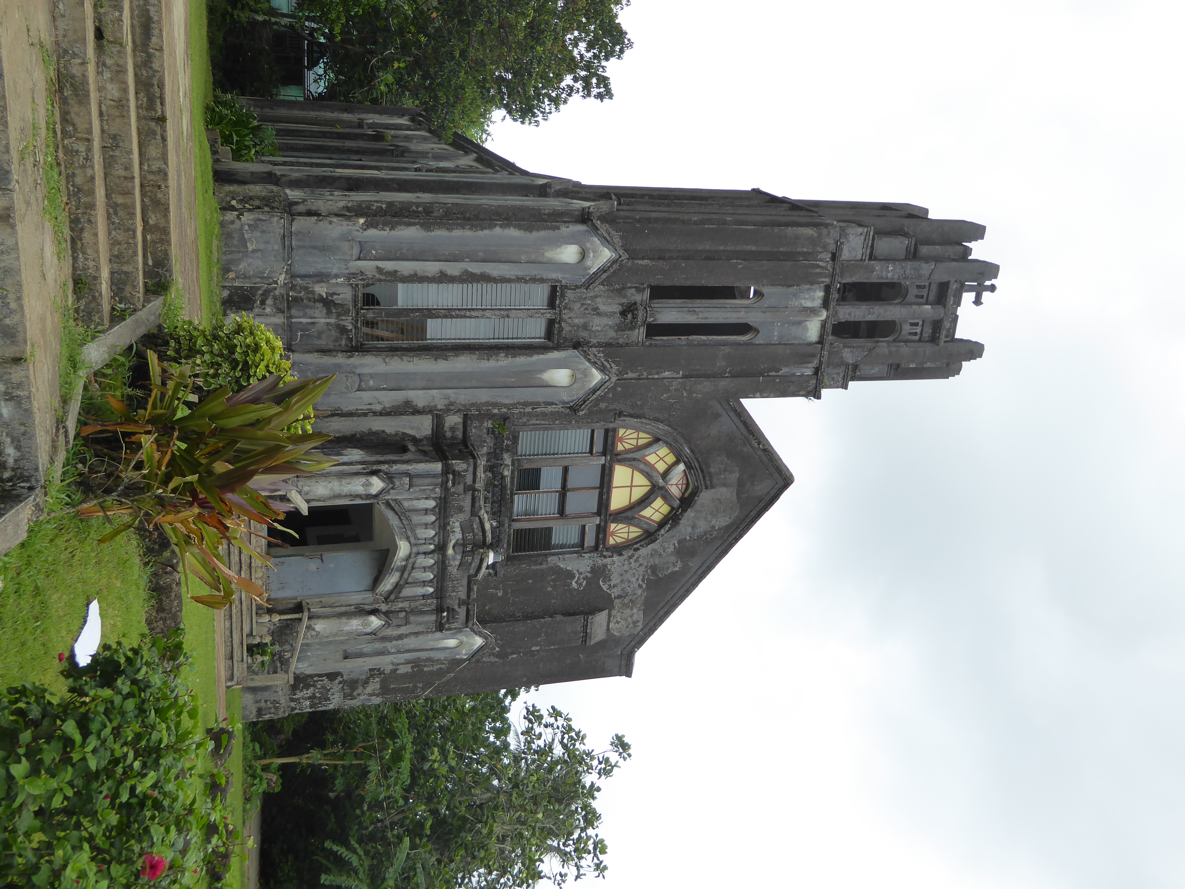 The Japanese tolerated not only Catholic churches but Protestant ones, including this one, which replaced a destroyed church and which was b