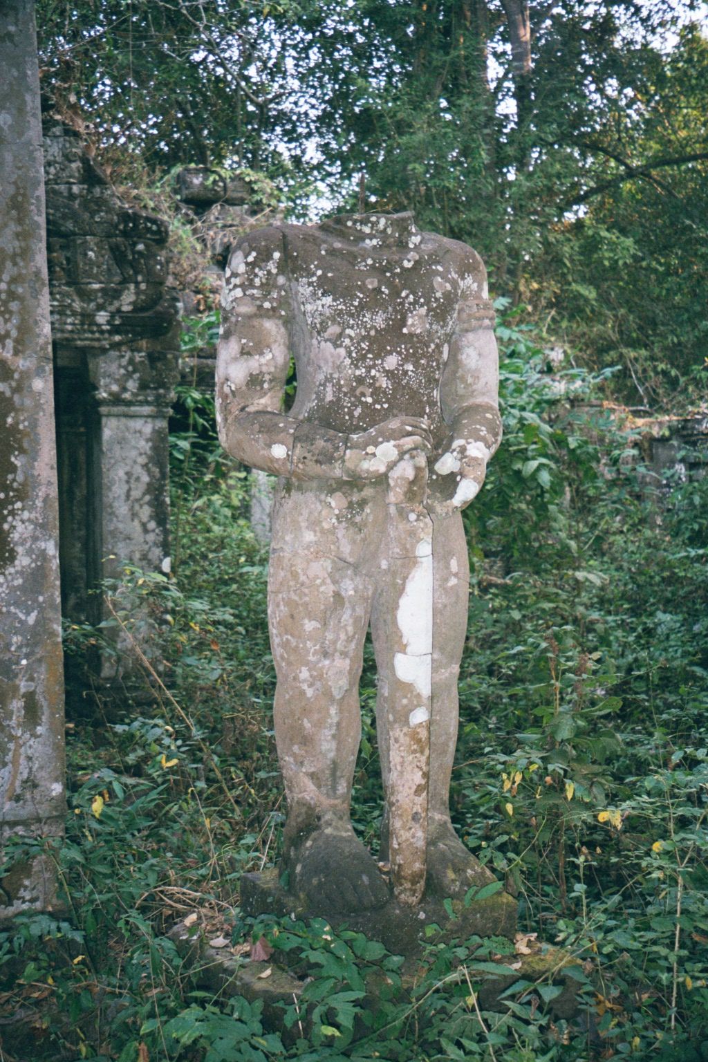 Off to the south of the sanctuary, almost impenetrable thickets reclaim the area designated for ancestor worship.